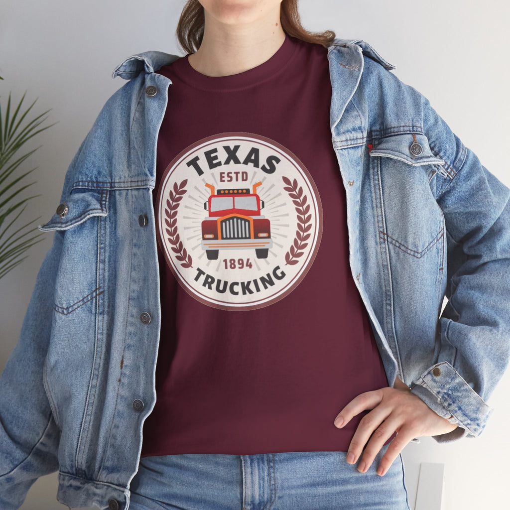 Texas Trucking Vintage Logo T‑Shirt