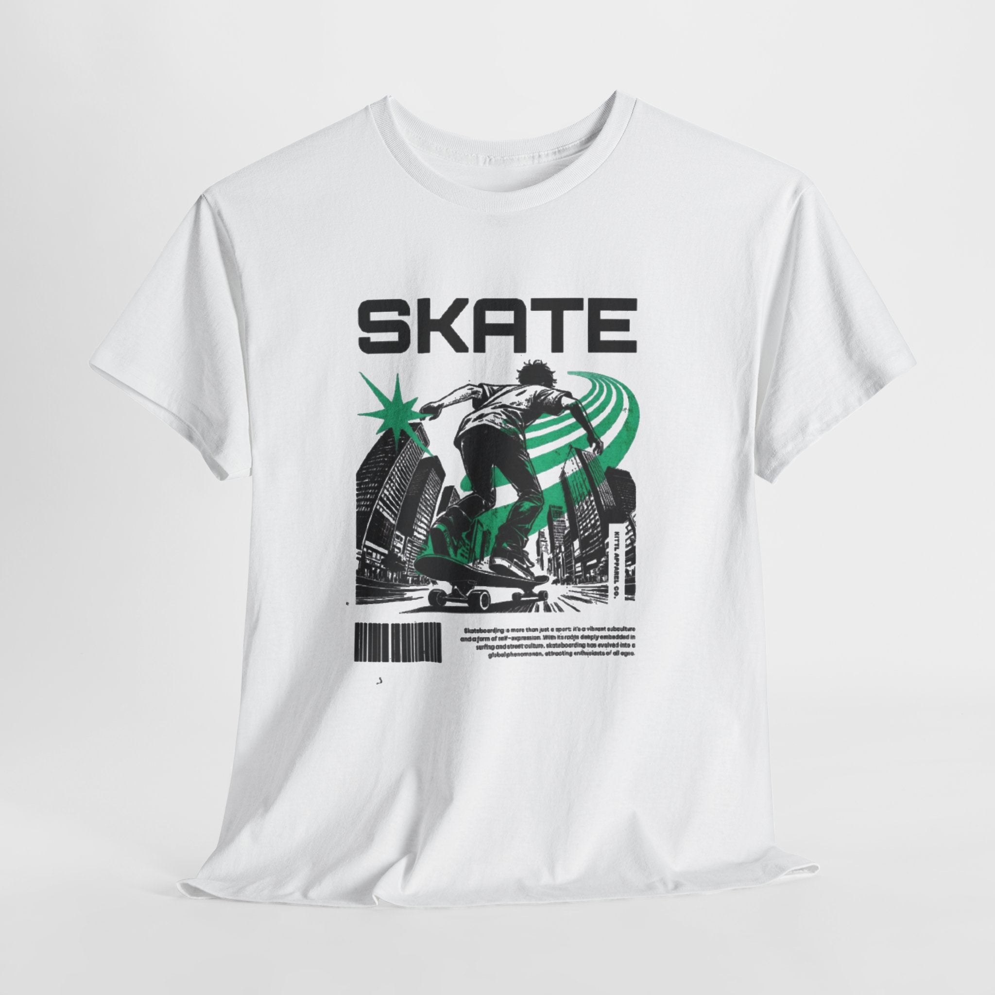 Skate Graphic T-Shirt — Retro Urban Skateboarding Tee