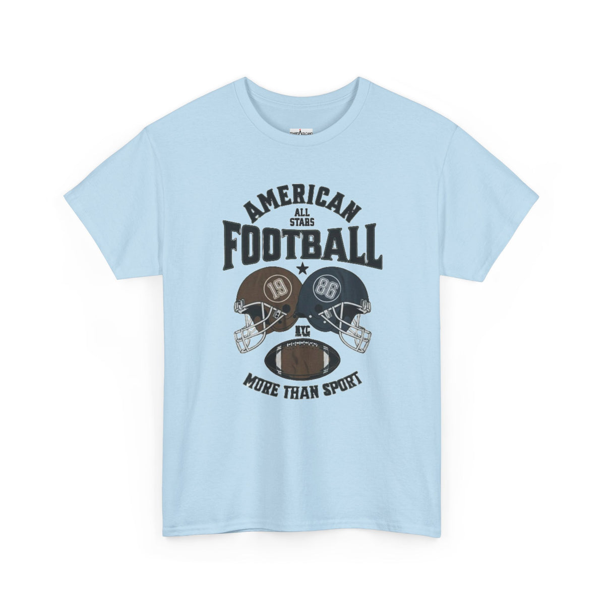 American Football Tee - "More Than Sport" Helmet Graphic T-Shirt