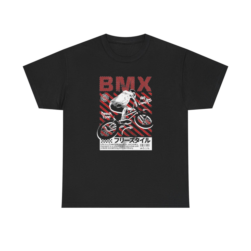 BMX Freestyle Tee - Retro Japanese BMX Graphic Shirt