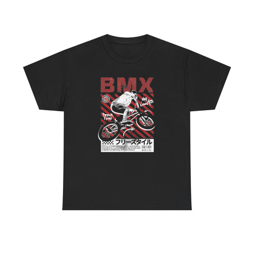 BMX Freestyle Tee - Retro Japanese BMX Graphic Shirt