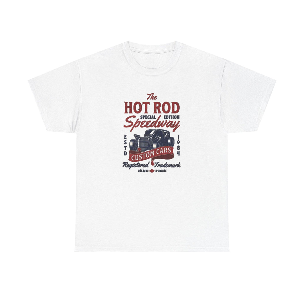 Hot Rod Speedway T-Shirt — Vintage Custom Cars Tee