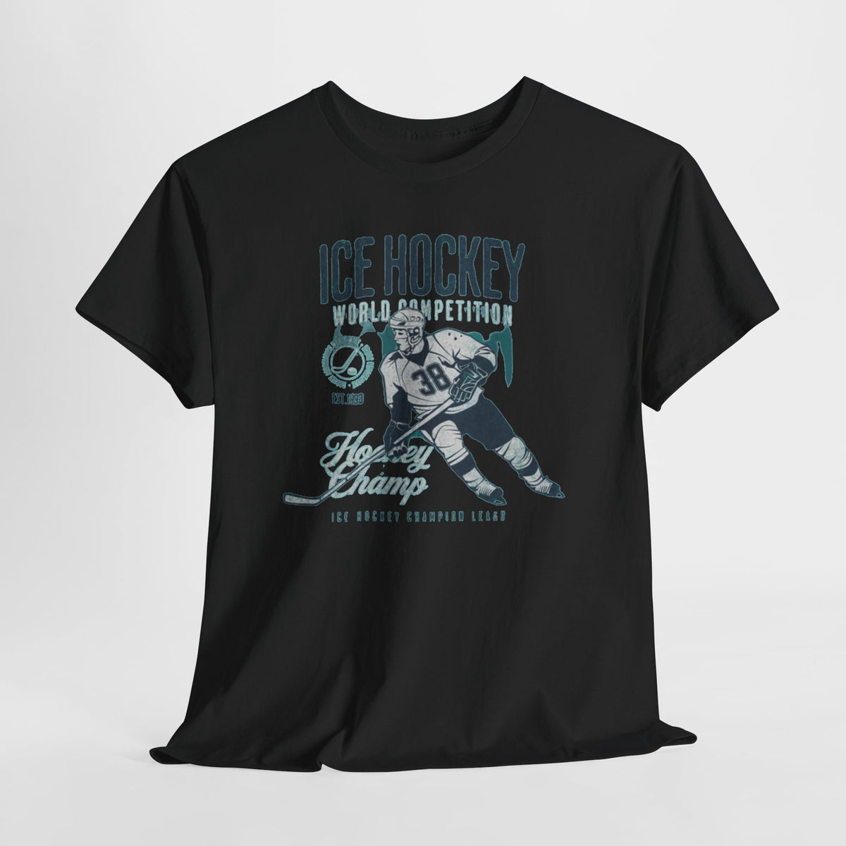 Ice Hockey Player Vintage Graphic Tee