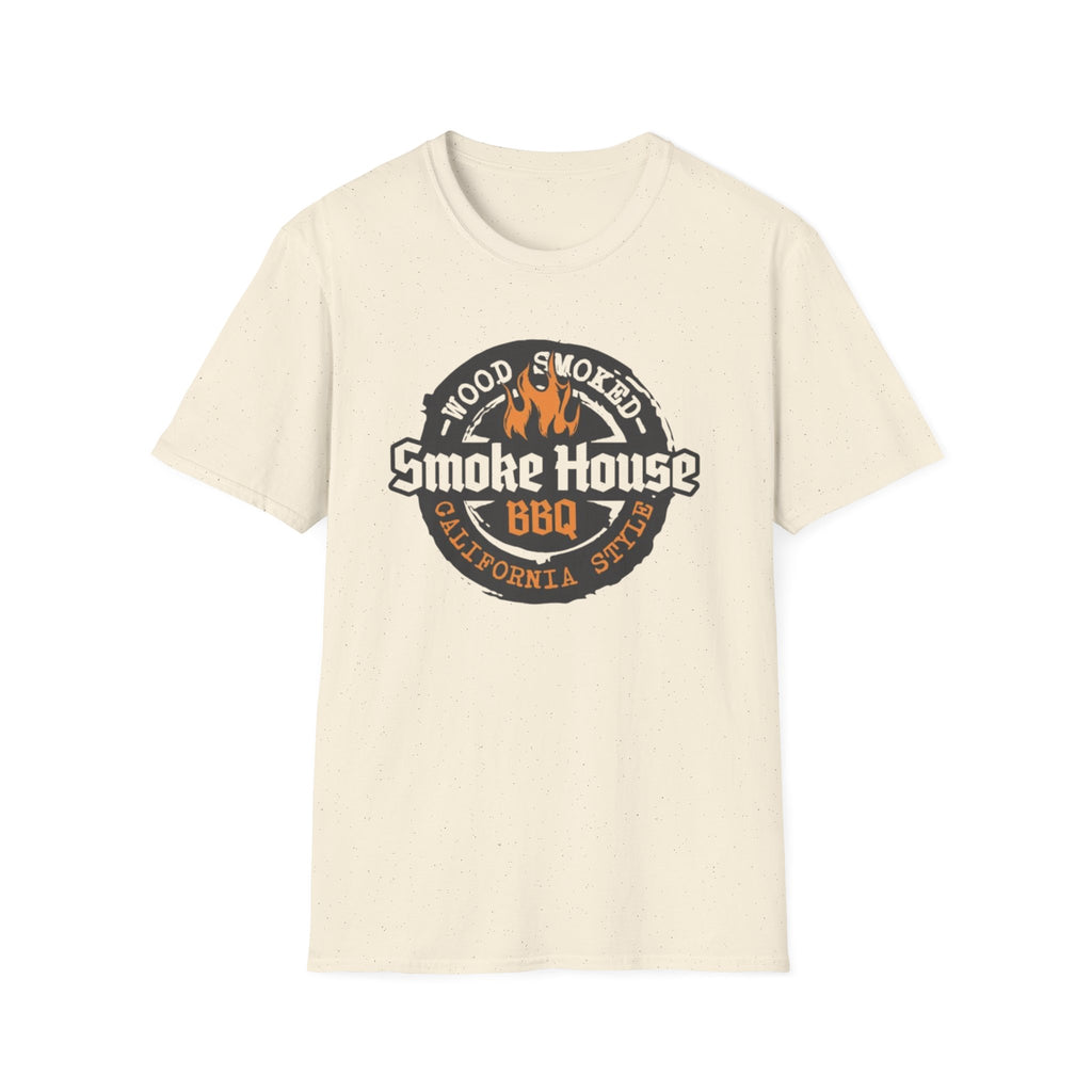 Smoke House BBQ T-Shirt — Wood Smoked Grill Logo Tee