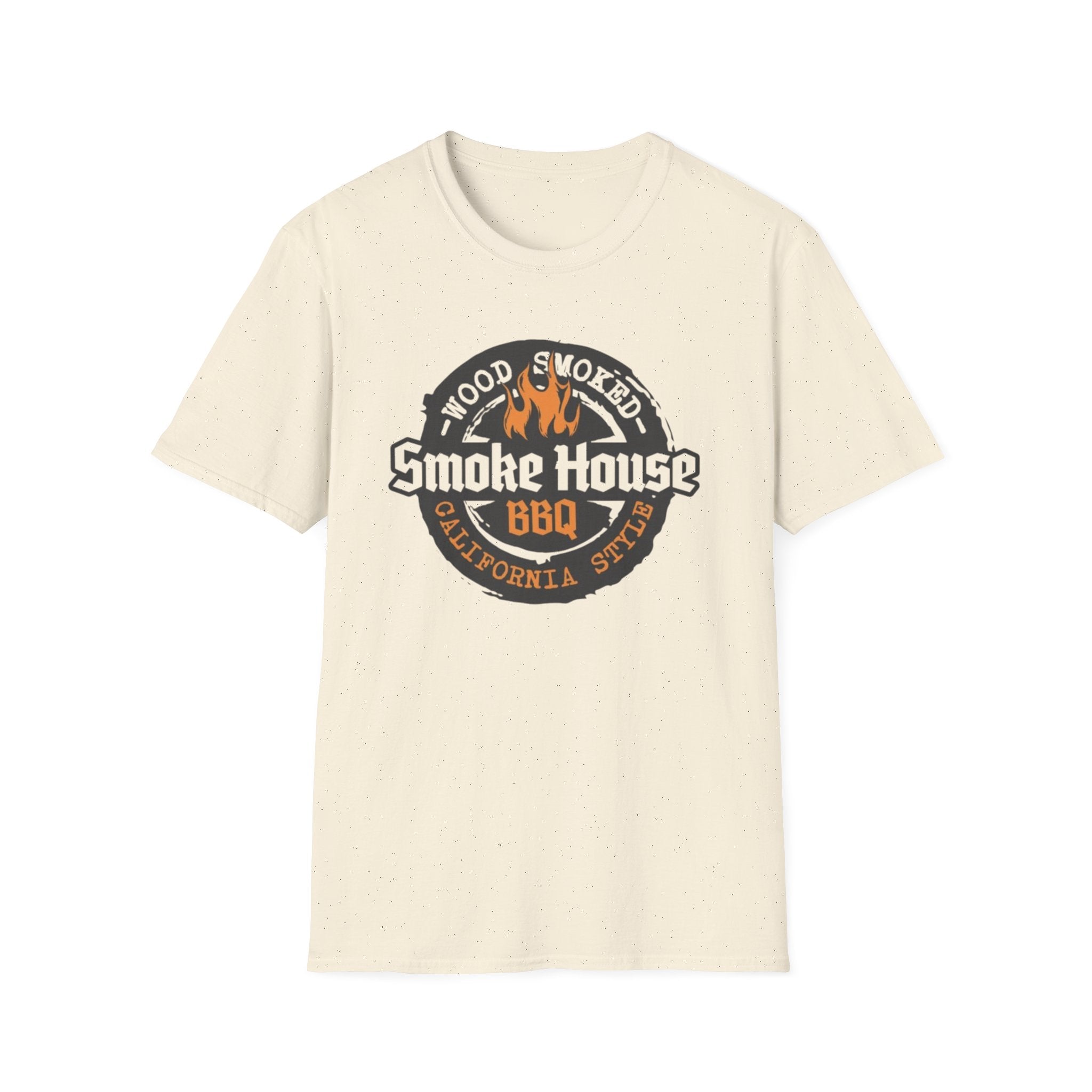 Smoke House BBQ T-Shirt — Wood Smoked Grill Logo Tee