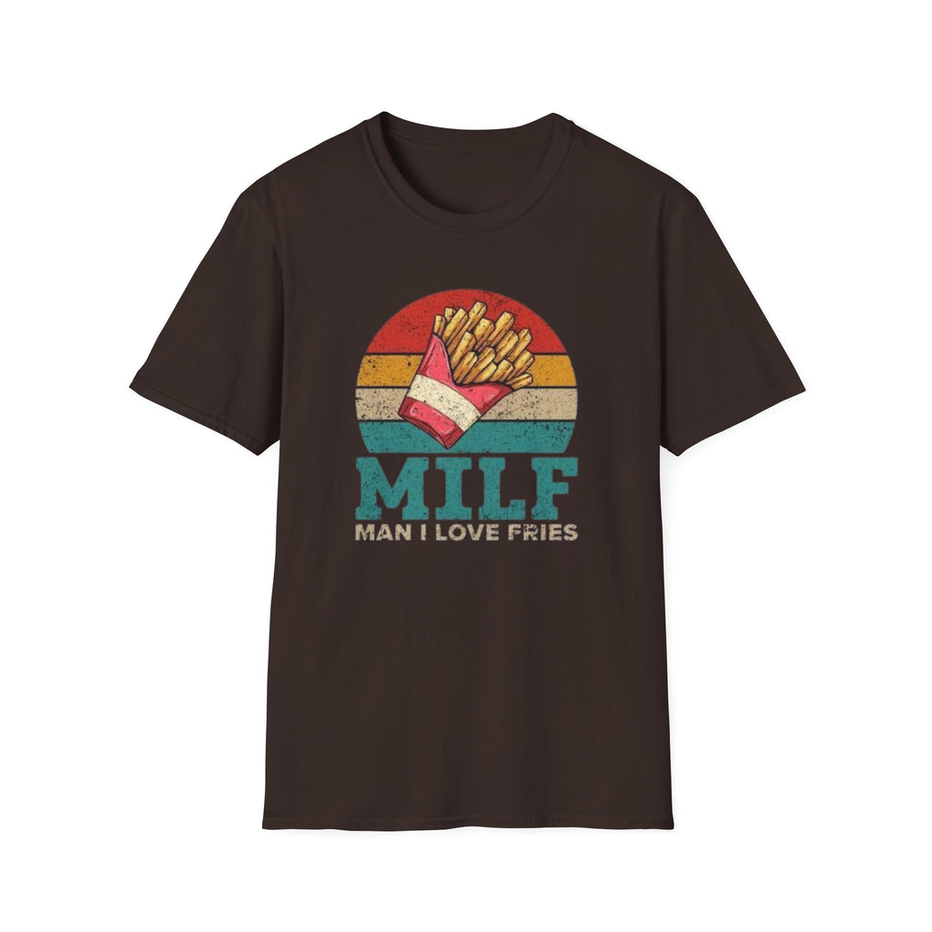 MILF T-Shirt — Retro "Man I Love Fries" Graphic Tee