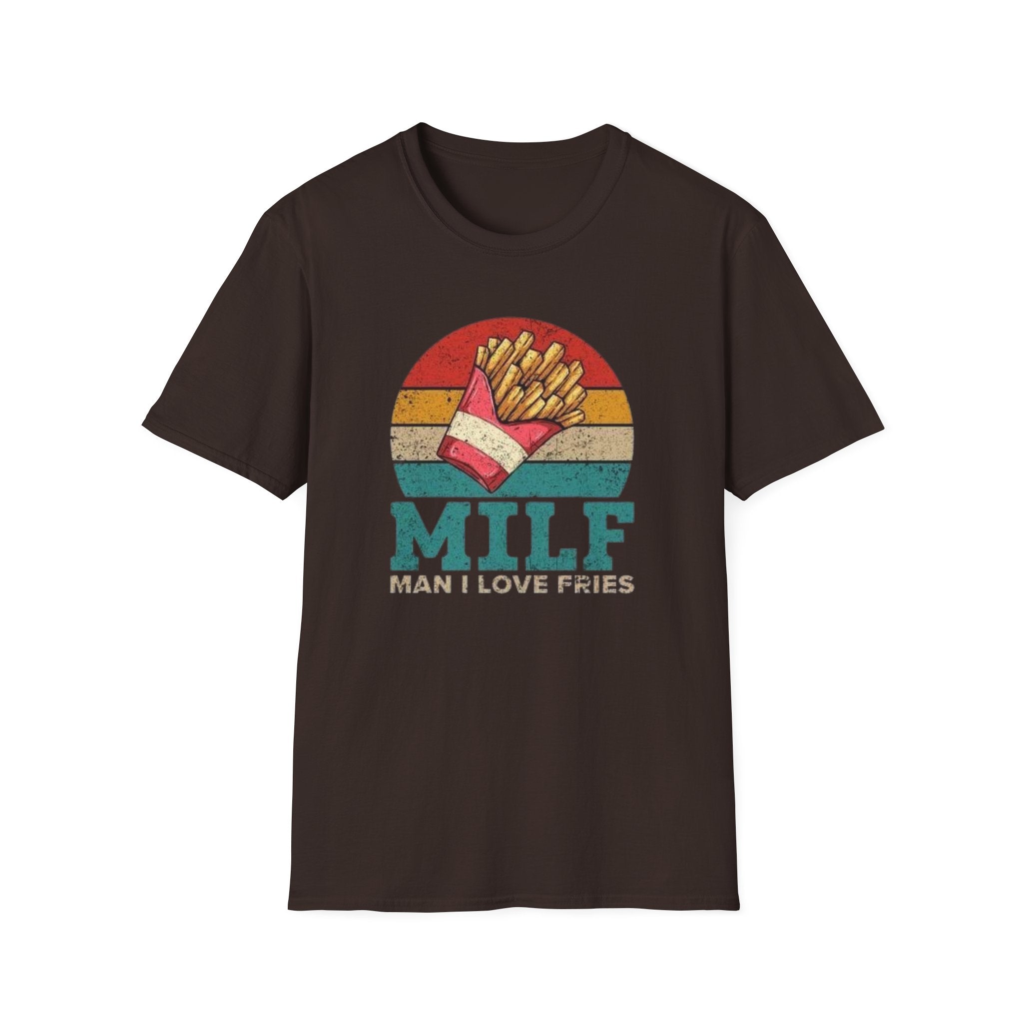 MILF T-Shirt — Retro "Man I Love Fries" Graphic Tee