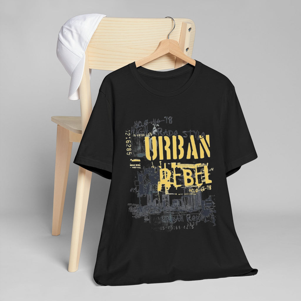 Urban Rebel Graphic Tee — Distressed Streetwear Style T-Shirt