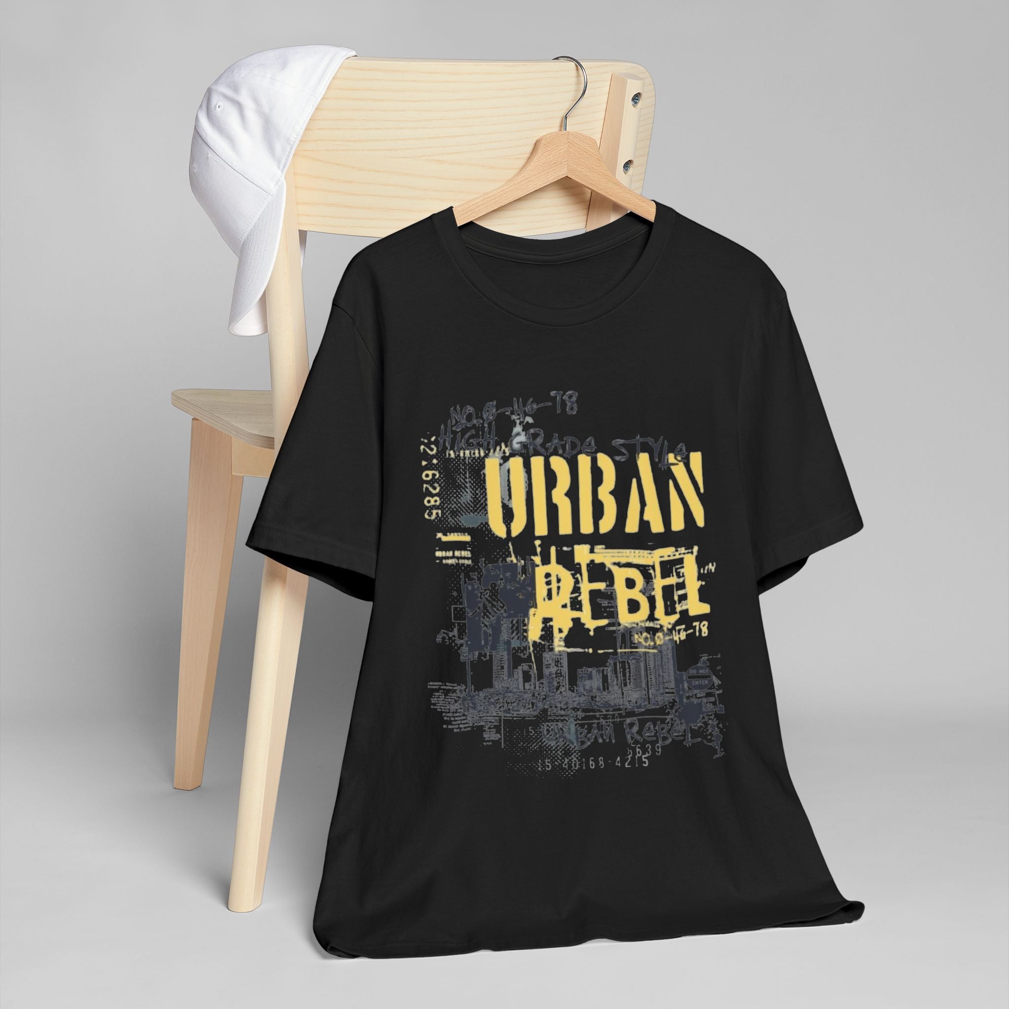 Urban Rebel Graphic Tee — Distressed Streetwear Style T-Shirt