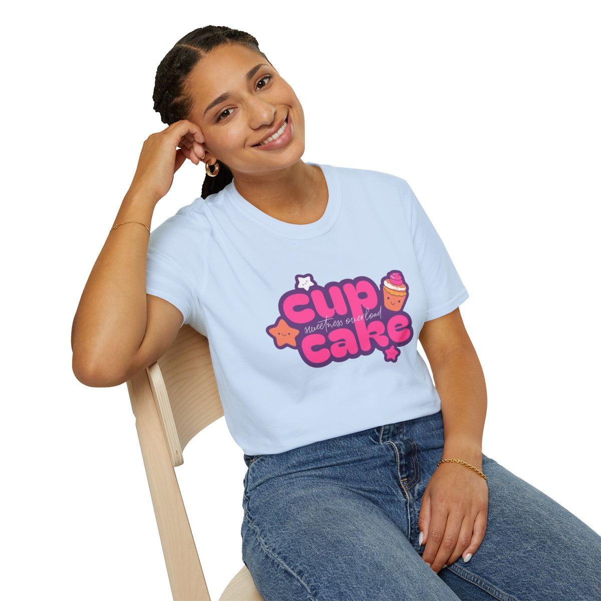 Cupcake Graphic T‑Shirt — Cute Sweetness Overload Design
