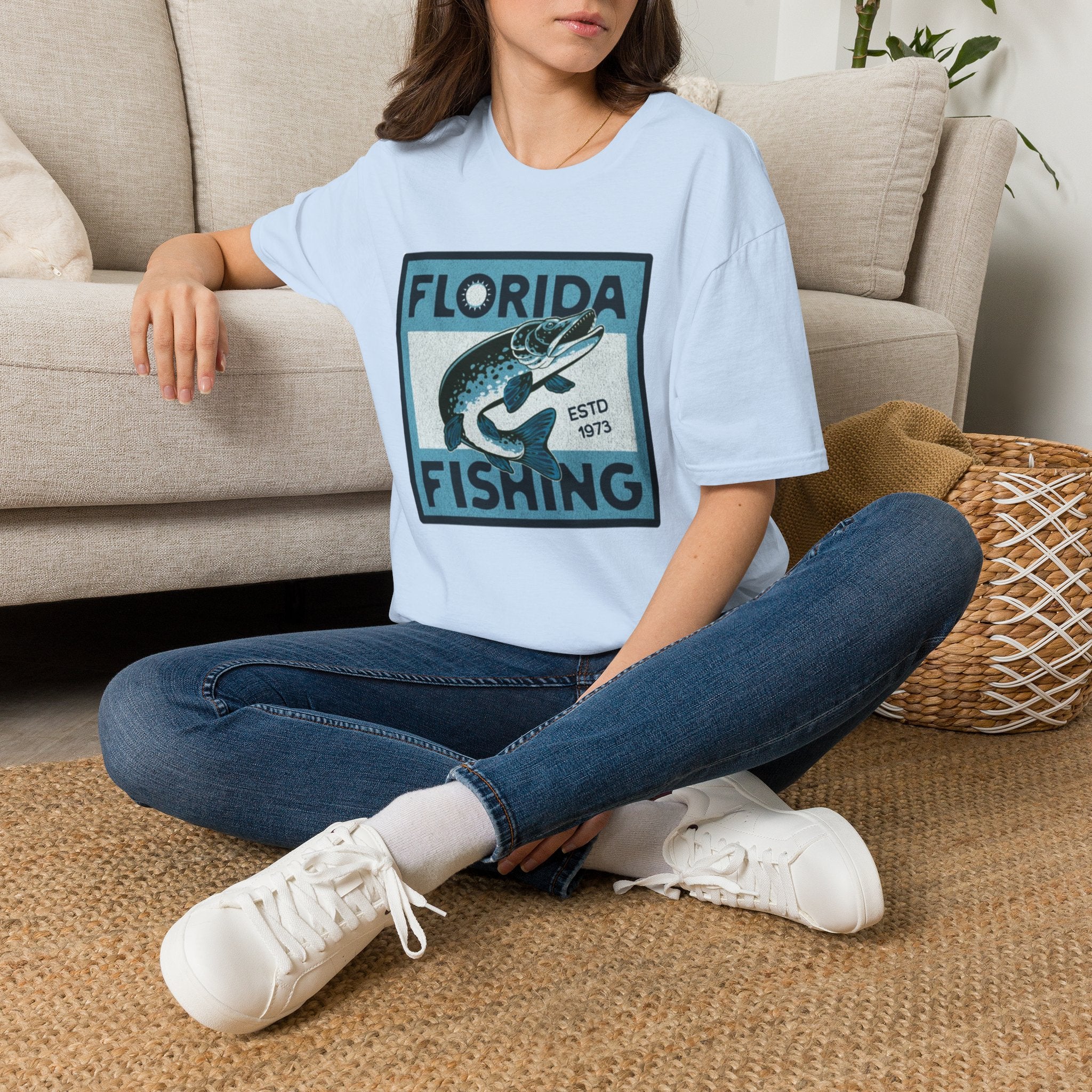 Florida Fishing T-Shirt — Vintage Tarpon Graphic Tee