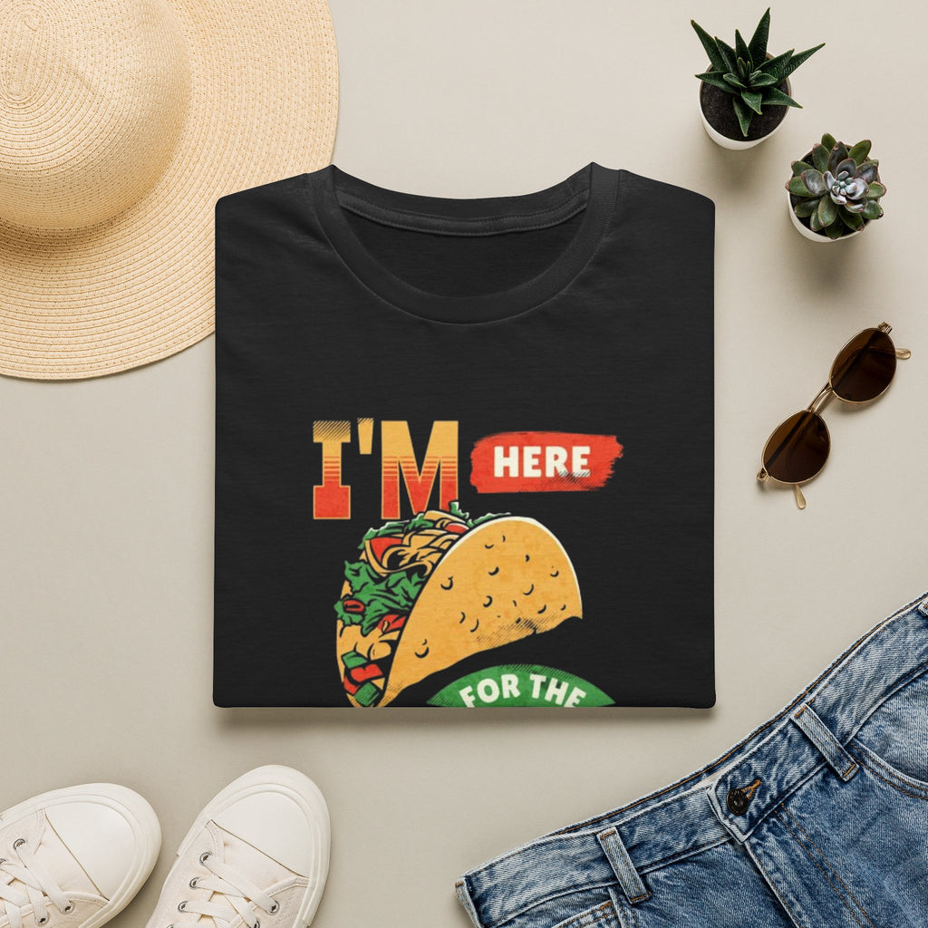 "I'm Here for the Tacos" Funny Taco Graphic Tee