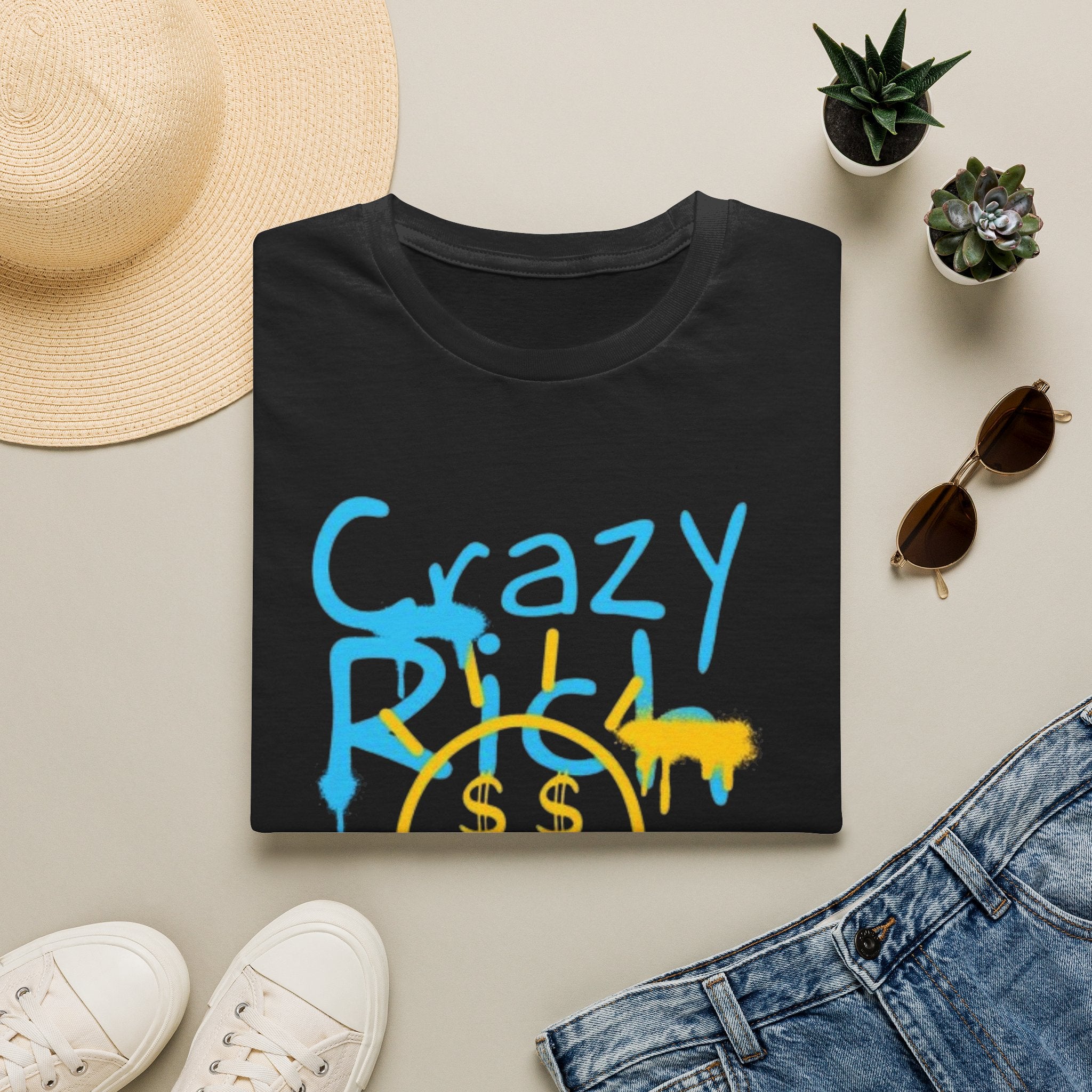 Crazy Rich Graffiti Unisex T‑Shirt