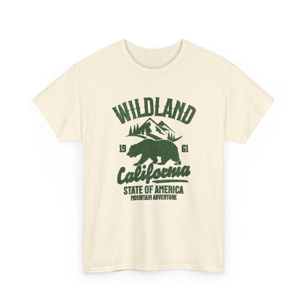 Wildland California Bear Outdoor Adventure Unisex Tee