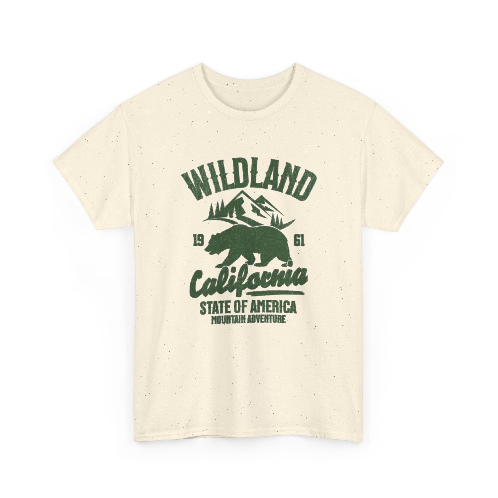 Wildland California Bear Outdoor Adventure Unisex Tee