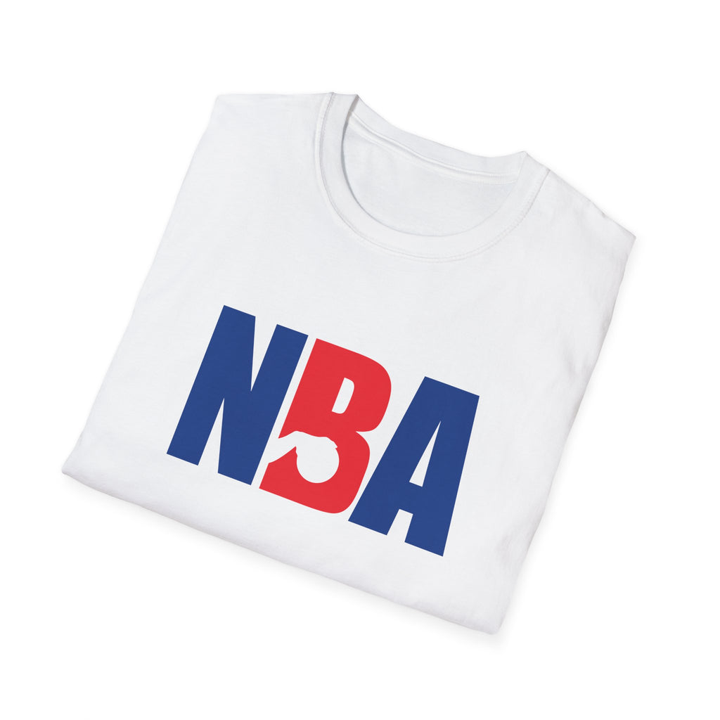 NBA Baskteball Logo Unisex Softstyle T-Shirt, Sports Tee