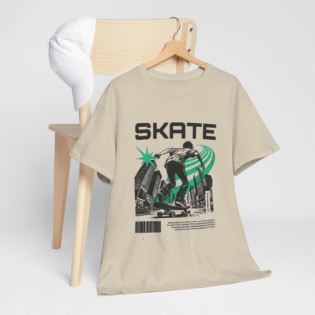 Skate Graphic T-Shirt — Retro Urban Skateboarding Tee