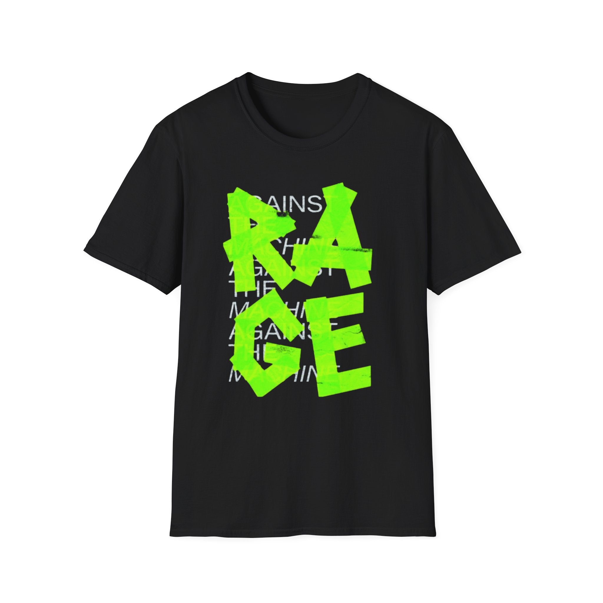 Rage Neon Graffiti T-Shirt — Bold Streetwear Tee