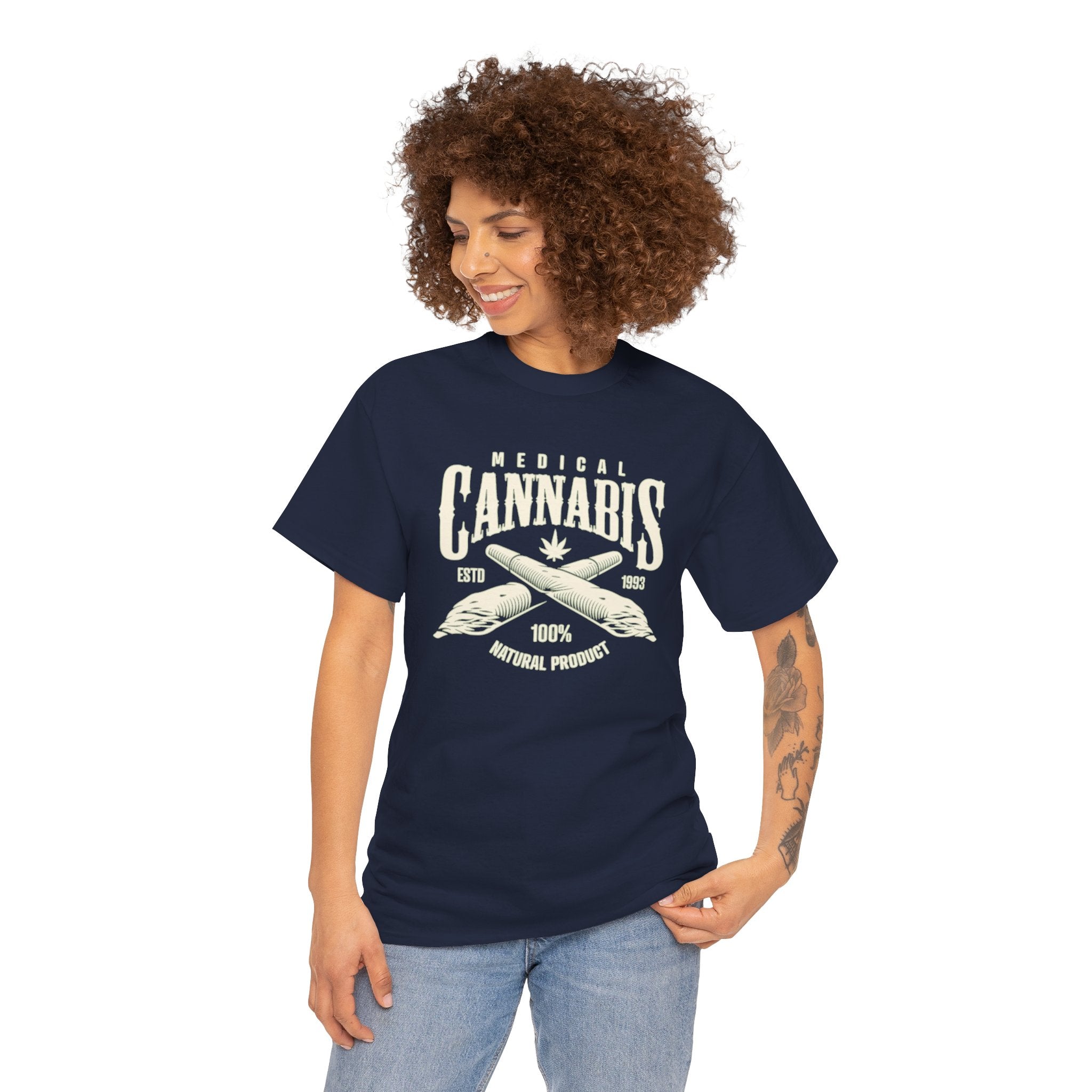 Medical Cannabis T-Shirt — 100% Natural Product Vintage Herb Tee