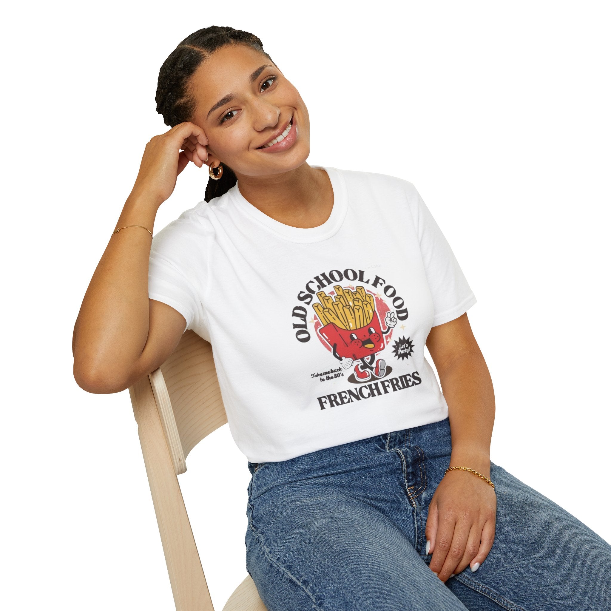 Old School Food French Fries T-Shirt