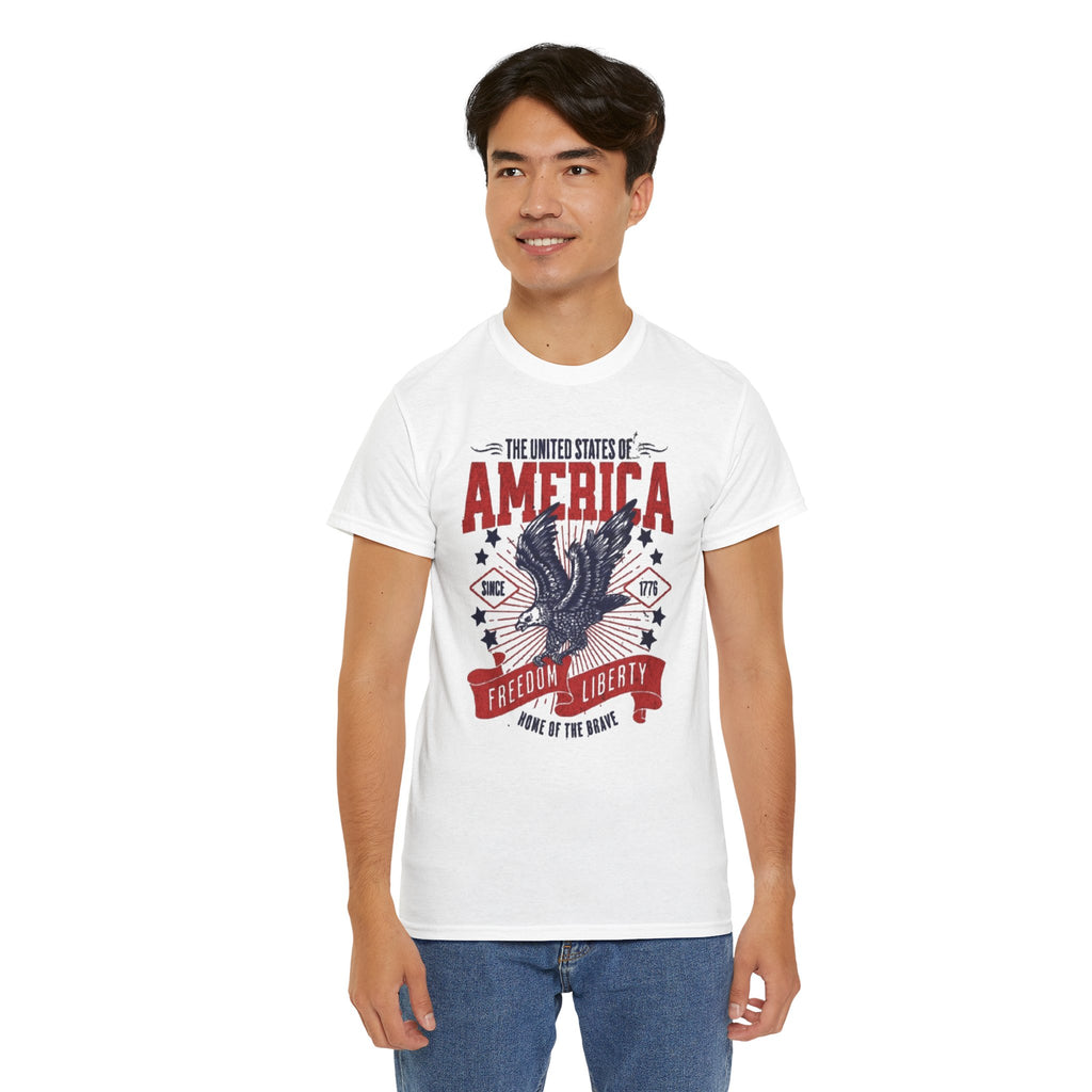 America Eagle T-Shirt — Freedom & Liberty Patriotic Tee