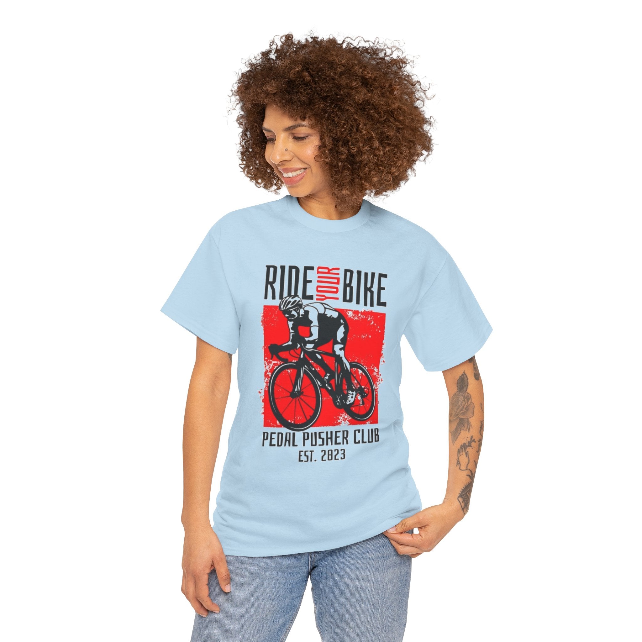 Ride Your Bike T-Shirt — Pedal Pusher Club Cycling Tee
