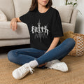 Faith Unisex Graphic Tee — Gothic Cross Faith Shirt