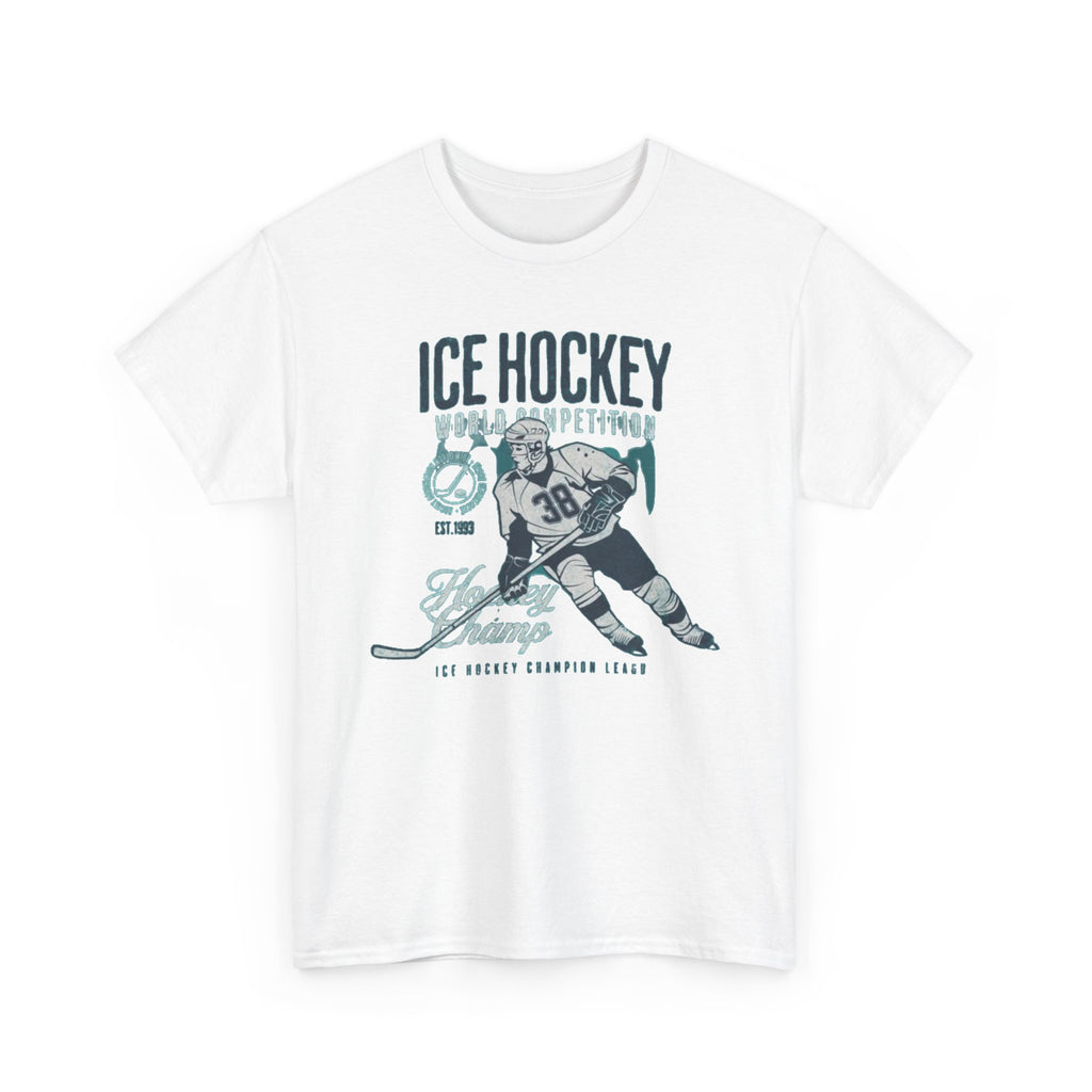 Ice Hockey Player Vintage Graphic Tee
