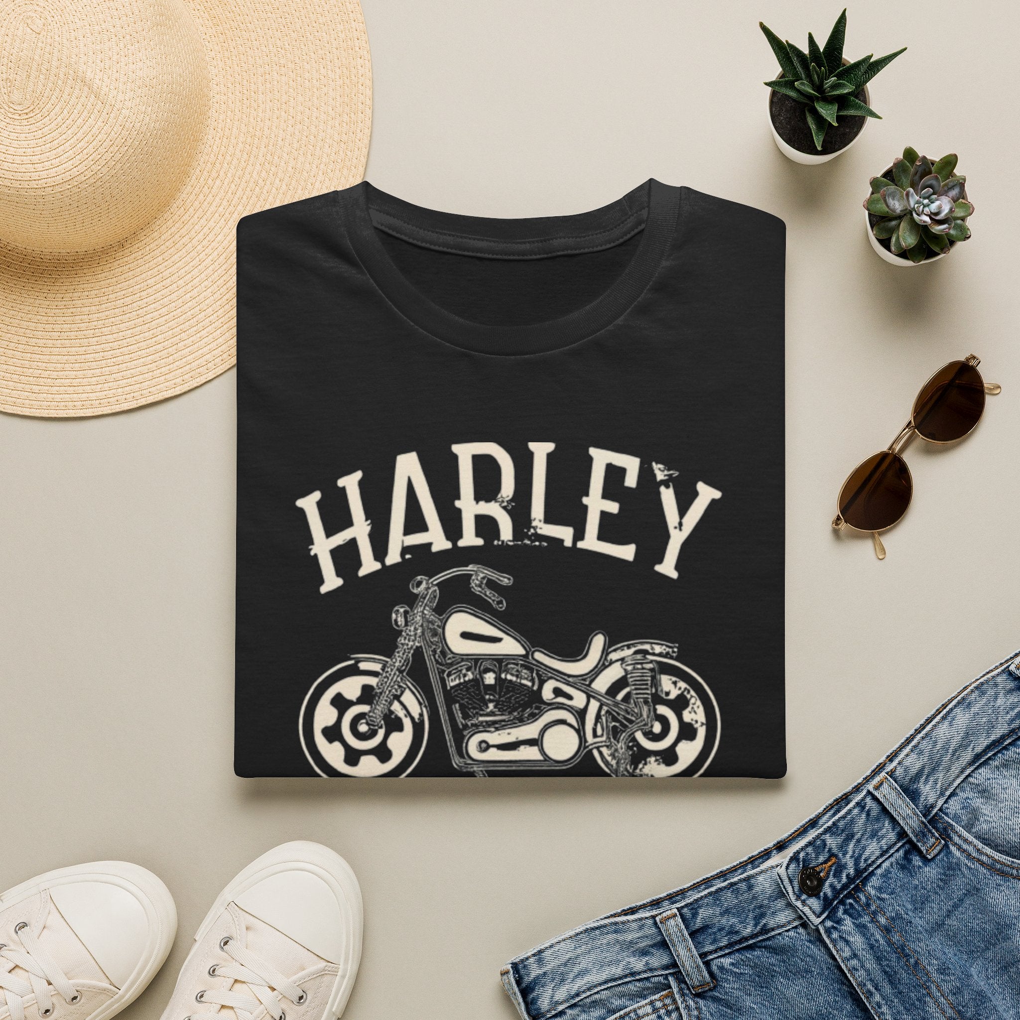 Harley Davidson Vintage Motorcycle T-Shirt