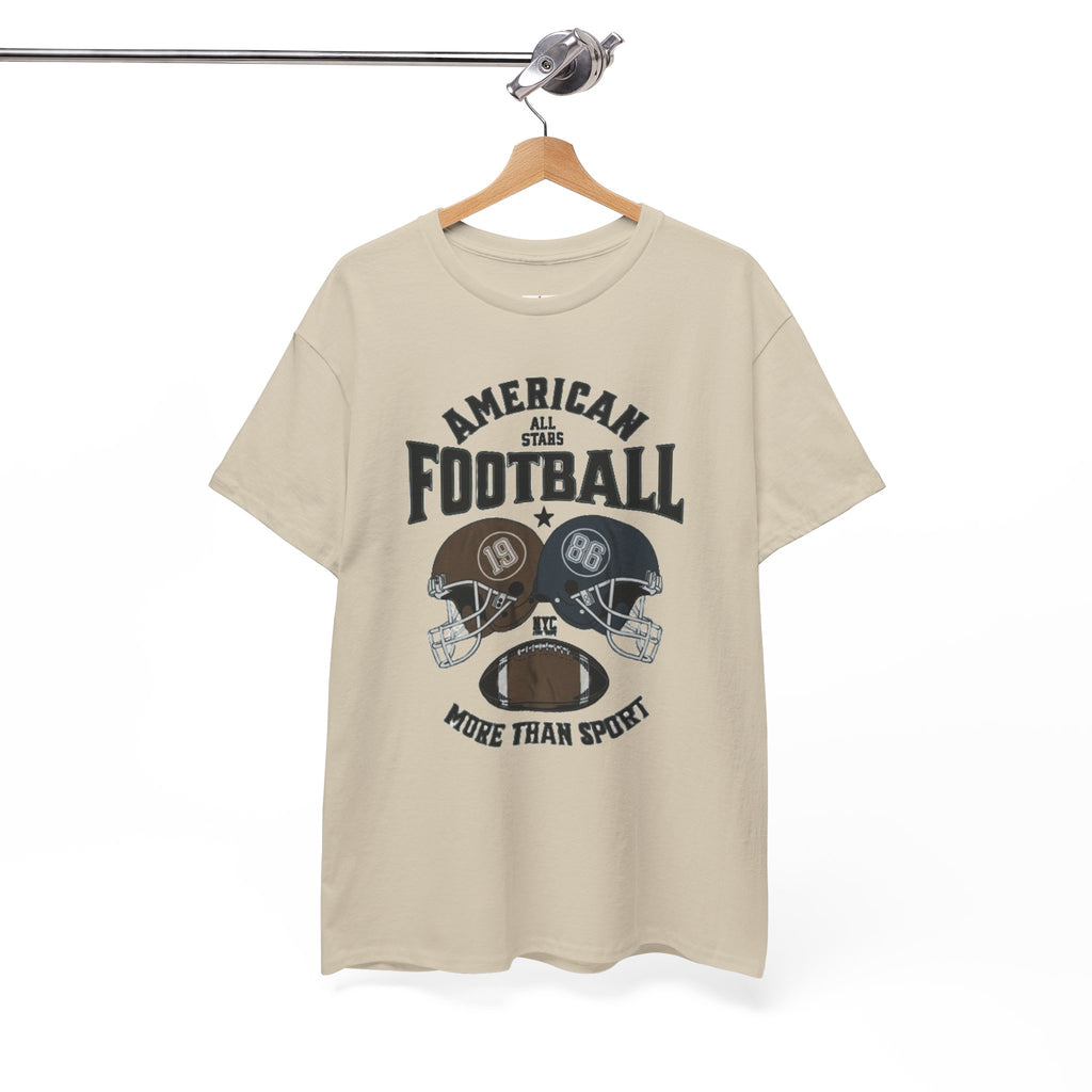 American Football Tee - "More Than Sport" Helmet Graphic T-Shirt