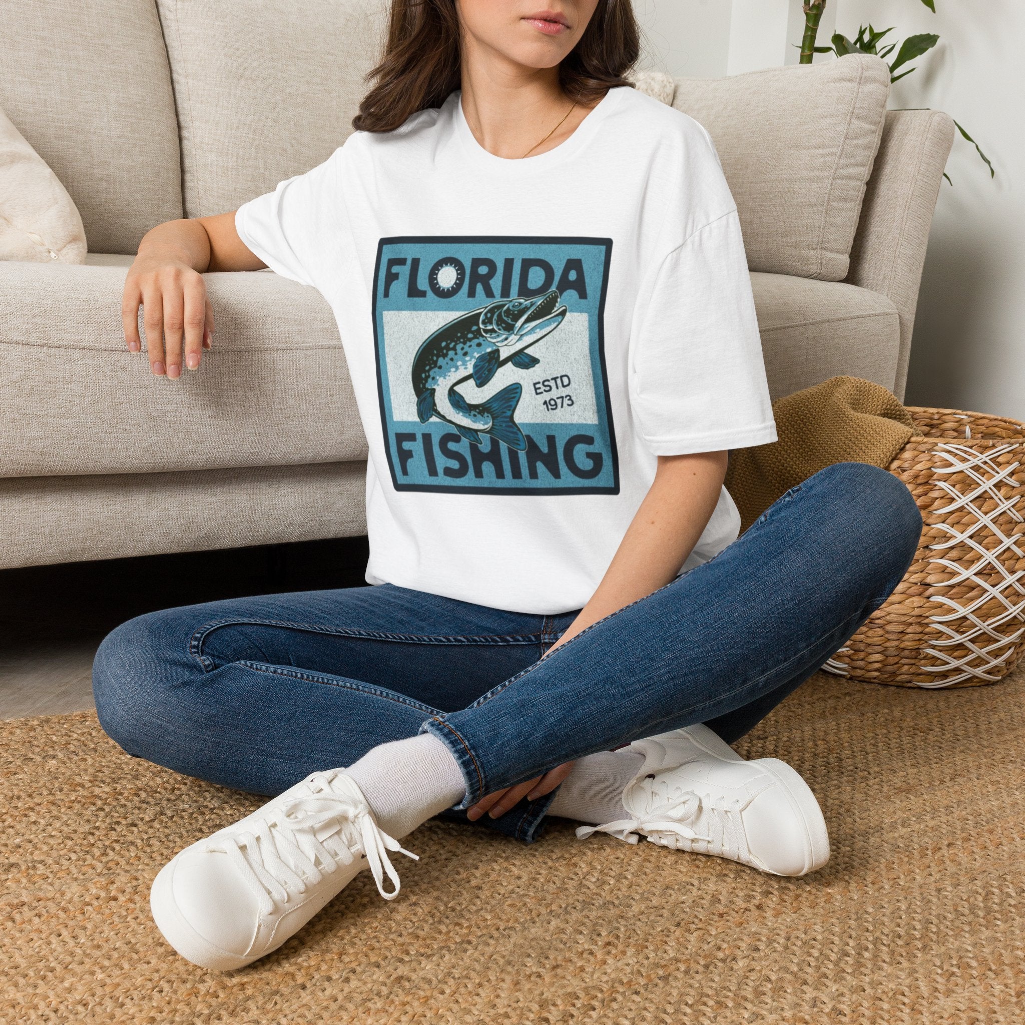 Florida Fishing T-Shirt — Vintage Tarpon Graphic Tee
