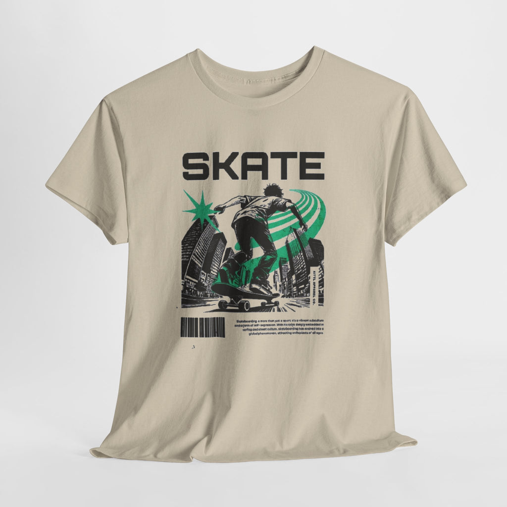 Skate Graphic T-Shirt — Retro Urban Skateboarding Tee