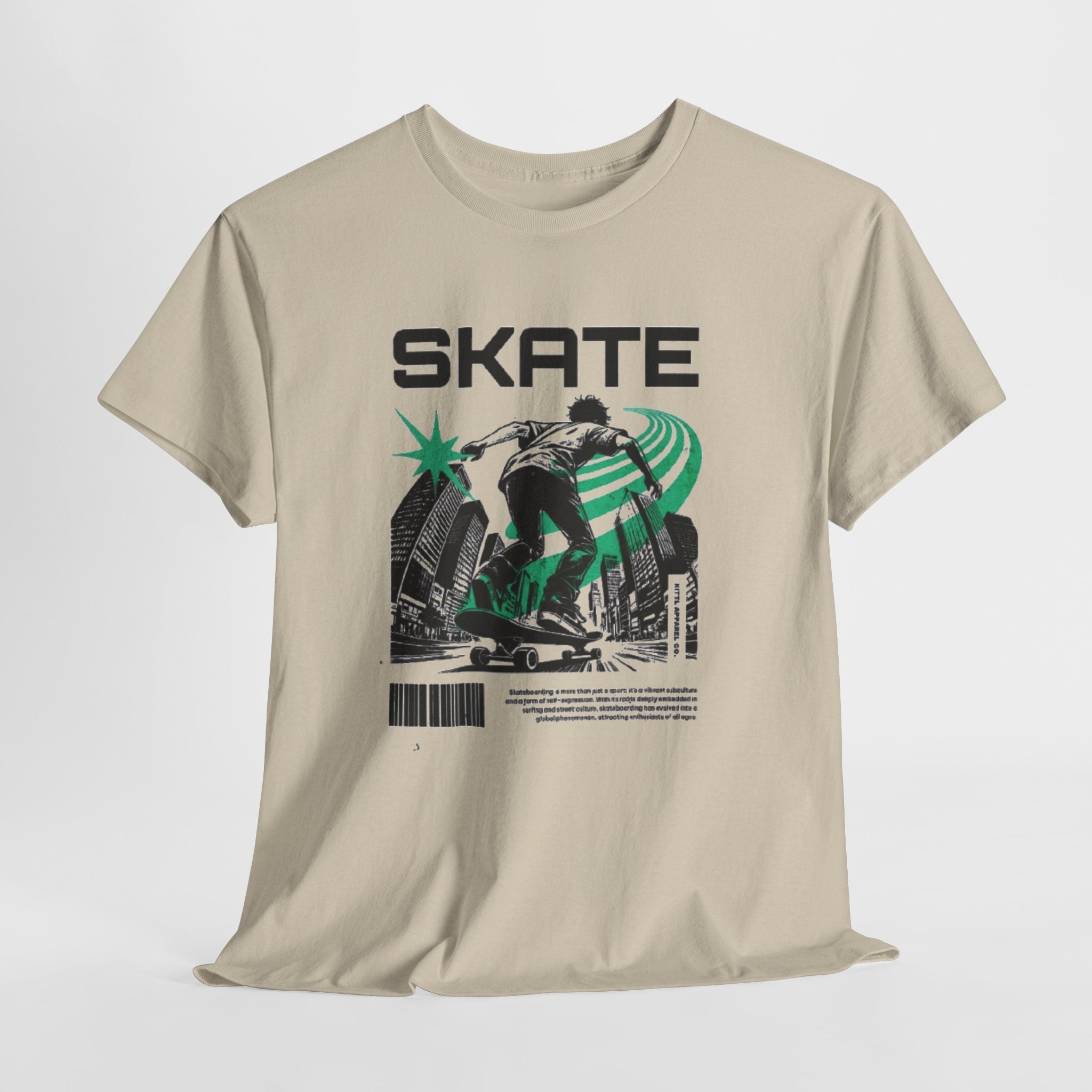 Skate Graphic T-Shirt — Retro Urban Skateboarding Tee