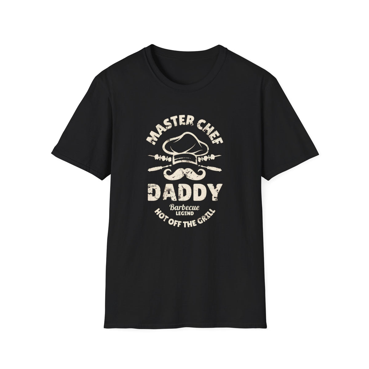 Master Chef Daddy T-Shirt — Vintage Grill & BBQ Cooking Shirt