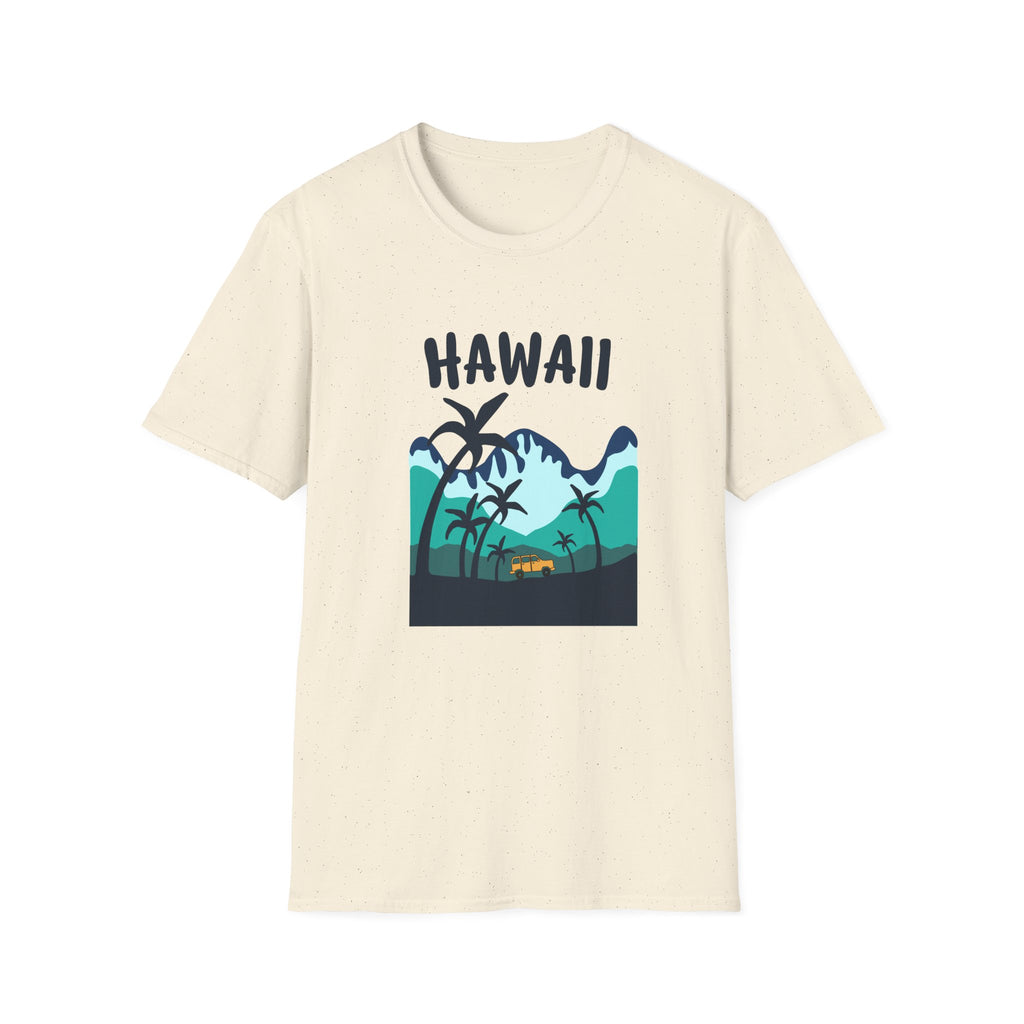 Hawaii Palm Beach T-Shirt — Tropical Sunset Graphic Tee