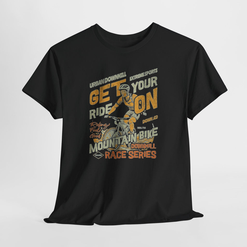 Get Your Ride On Mountain Bike Tee — Vintage MTB Race Series T‑Shirt