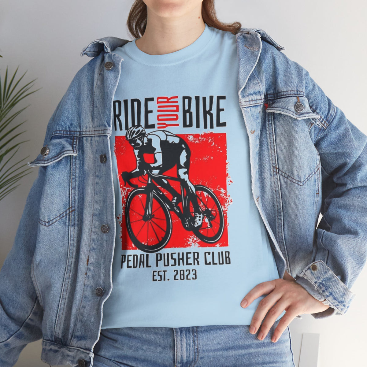 Ride Your Bike T-Shirt — Pedal Pusher Club Cycling Tee