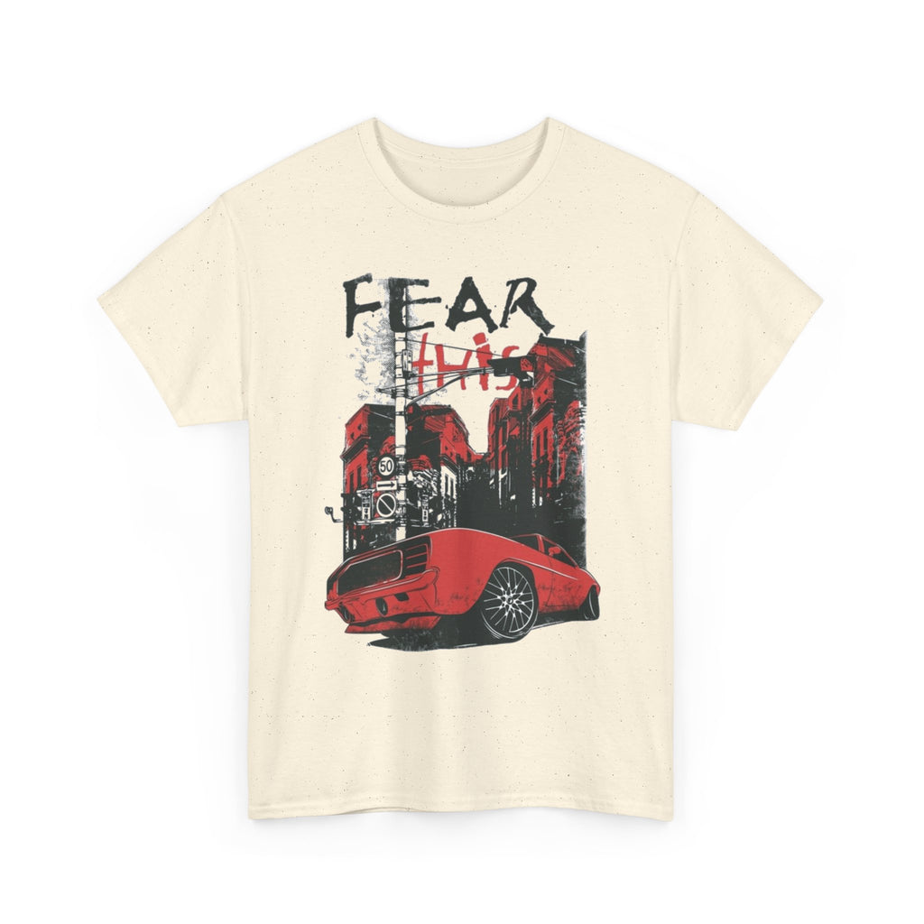 Retro Red Muscle Car City Street Racing T‑Shirt