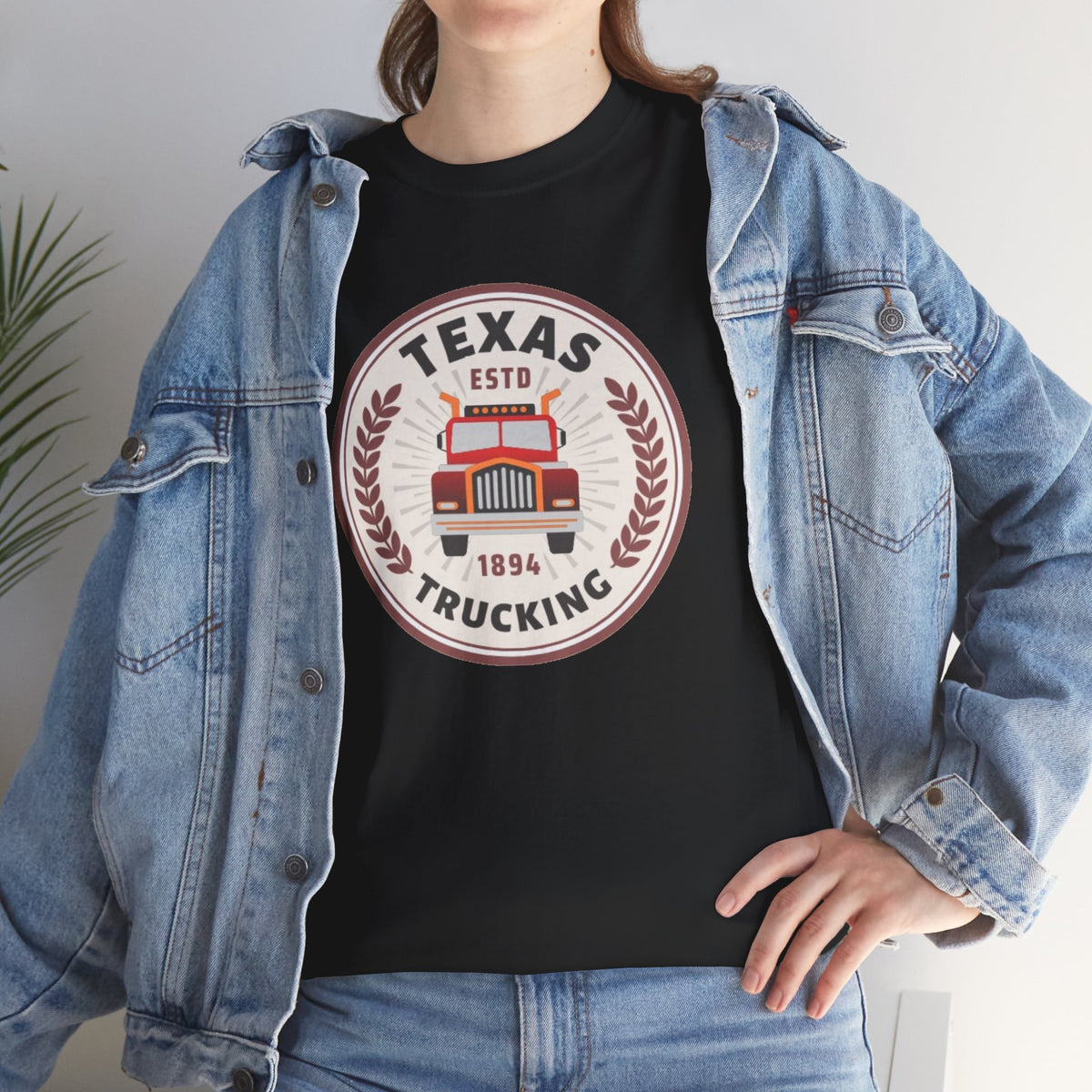 Texas Trucking Vintage Logo T‑Shirt