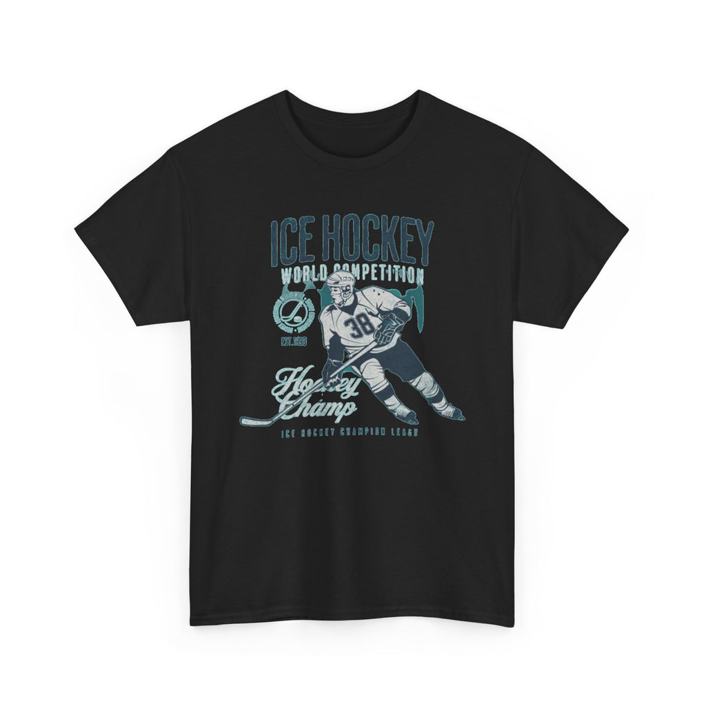 Ice Hockey Player Vintage Graphic Tee