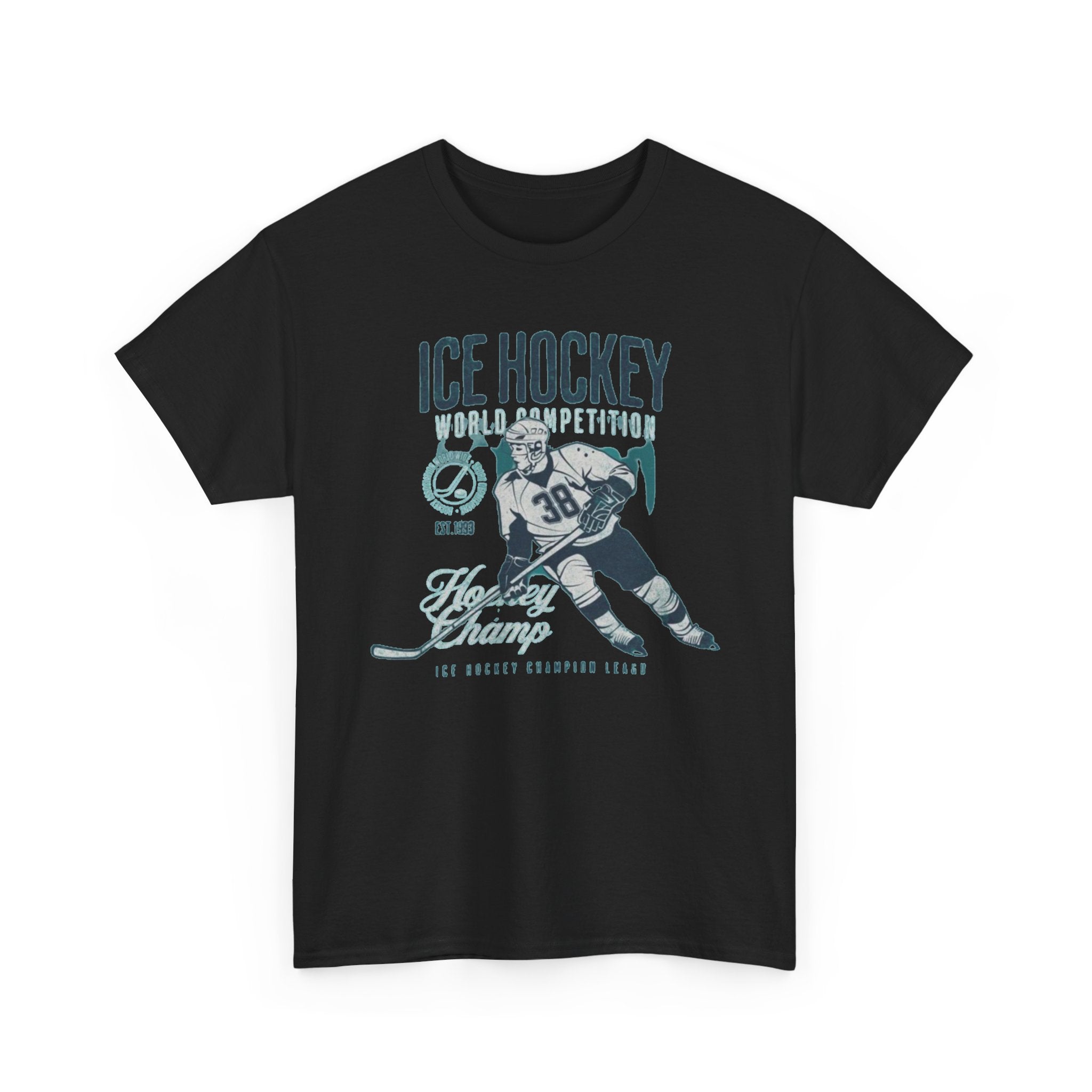 Ice Hockey Player Vintage Graphic Tee