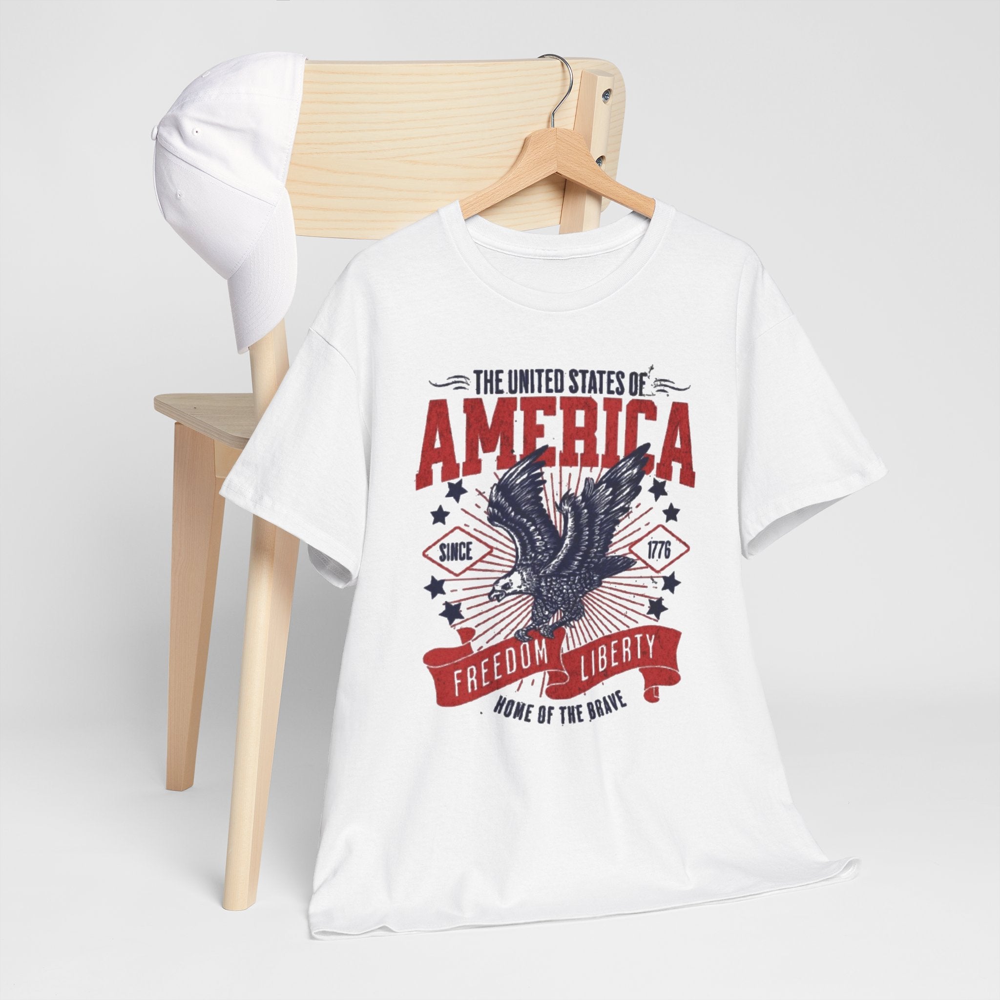 America Eagle T-Shirt — Freedom & Liberty Patriotic Tee