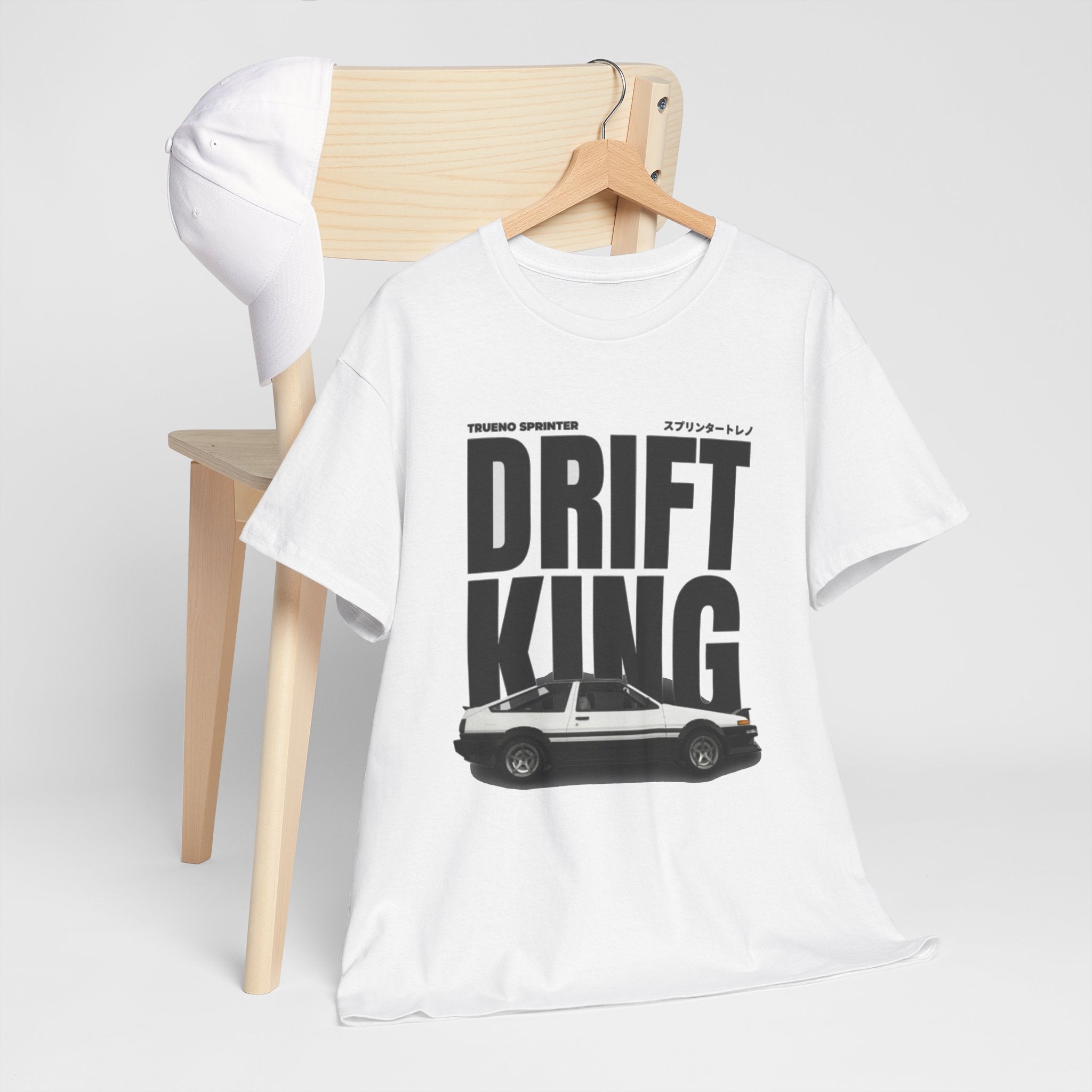 Drift King T‑Shirt – Retro JDM Car Graphic Tee