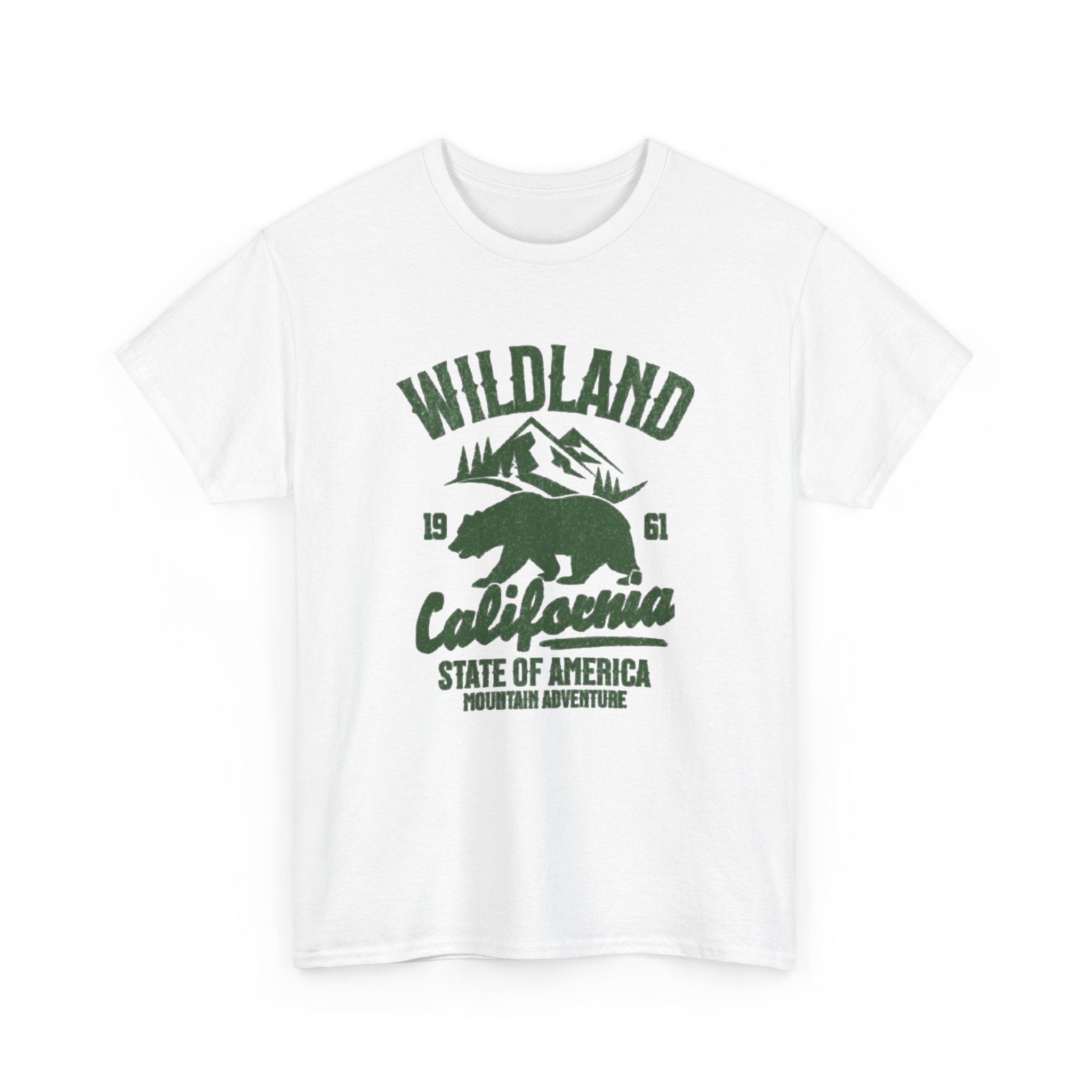 Wildland California Bear Outdoor Adventure Unisex Tee