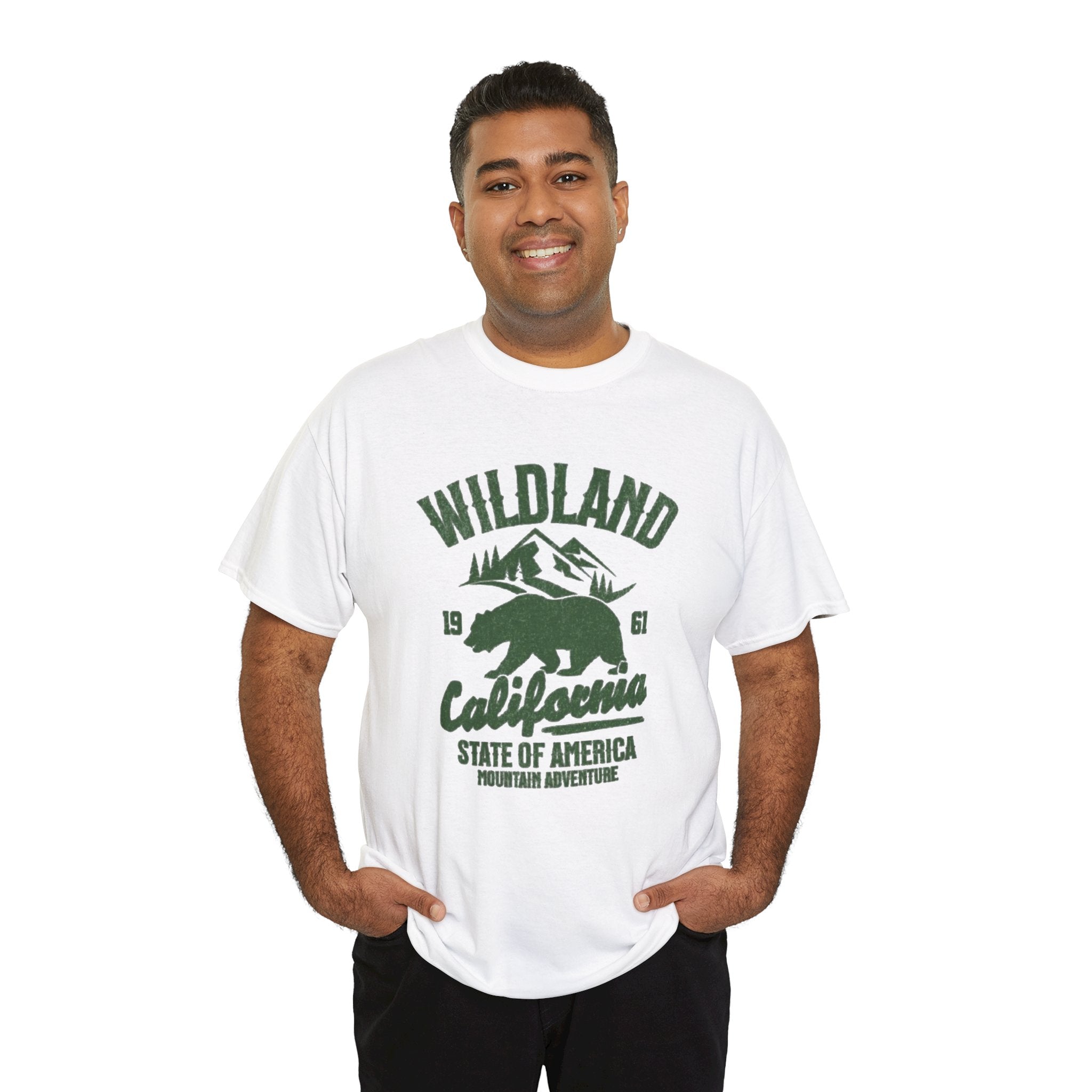 Wildland California Bear Outdoor Adventure Unisex Tee