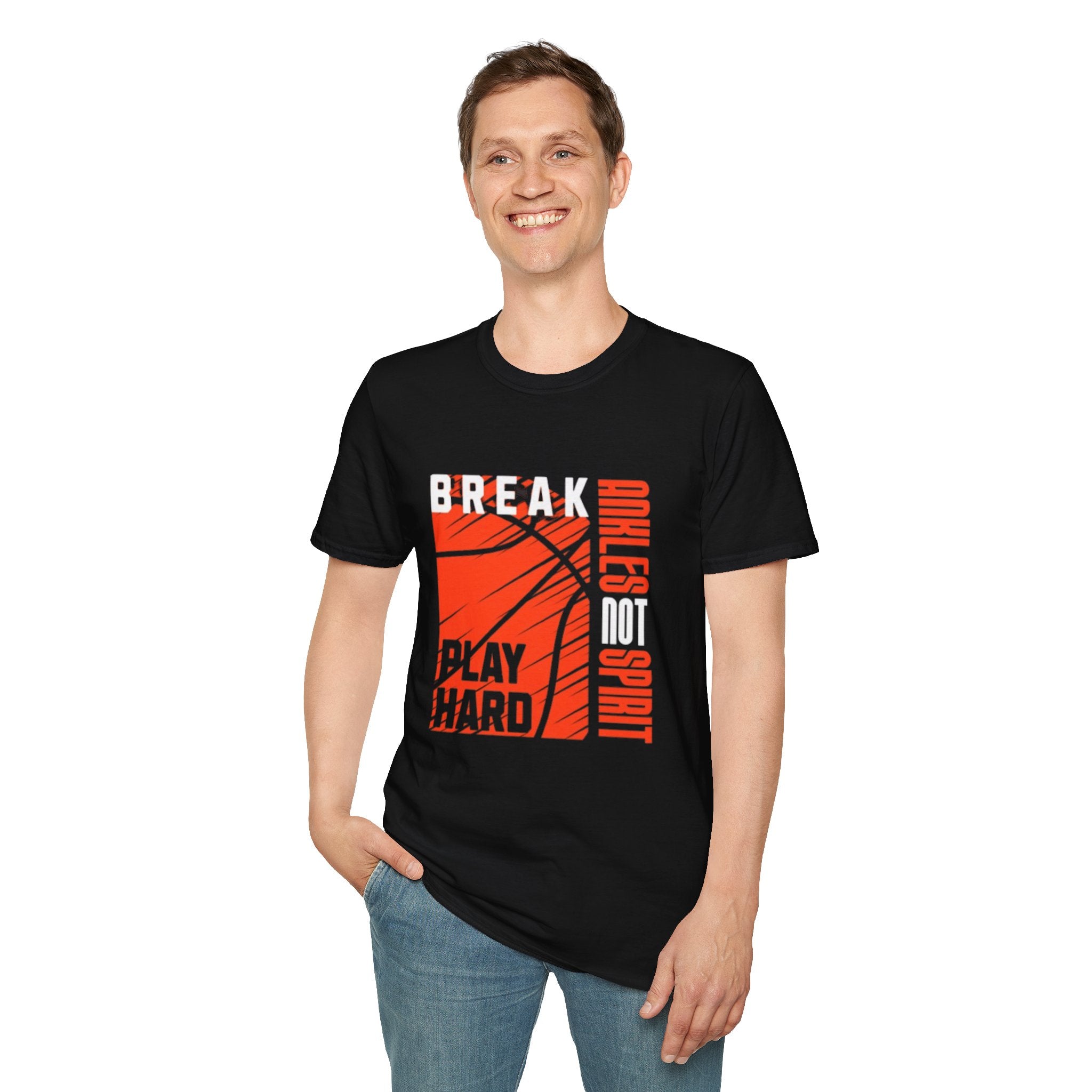 Break the Limit Baketball Unisex T-Shirt - Sports Motivational Tee
