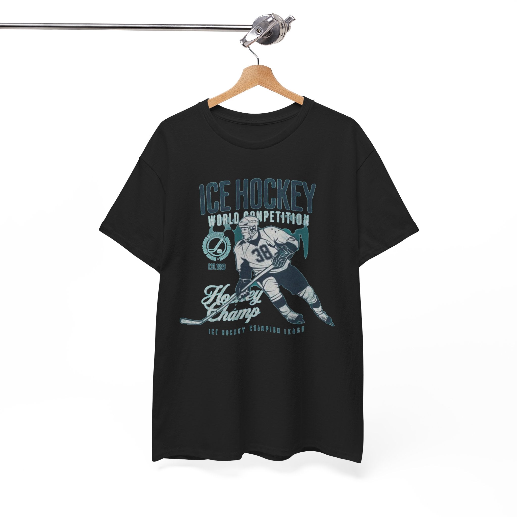 Ice Hockey Player Vintage Graphic Tee