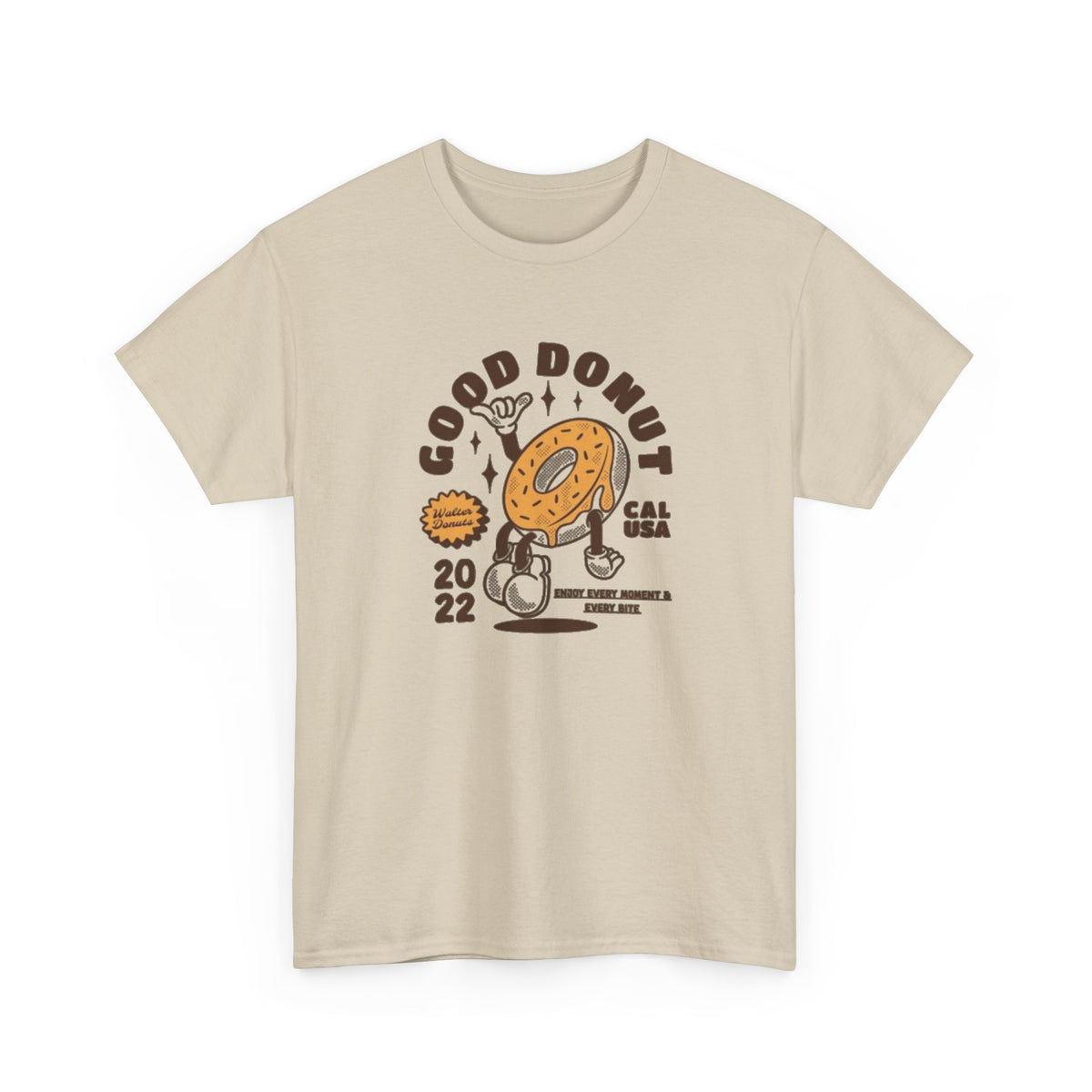 Donut Shop Tee — "Good Donut" Retro Cartoon Shirt