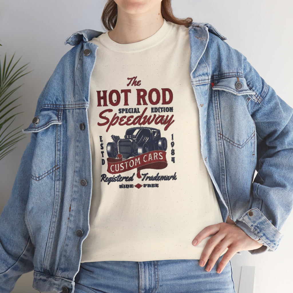 Hot Rod Speedway T-Shirt — Vintage Custom Cars Tee