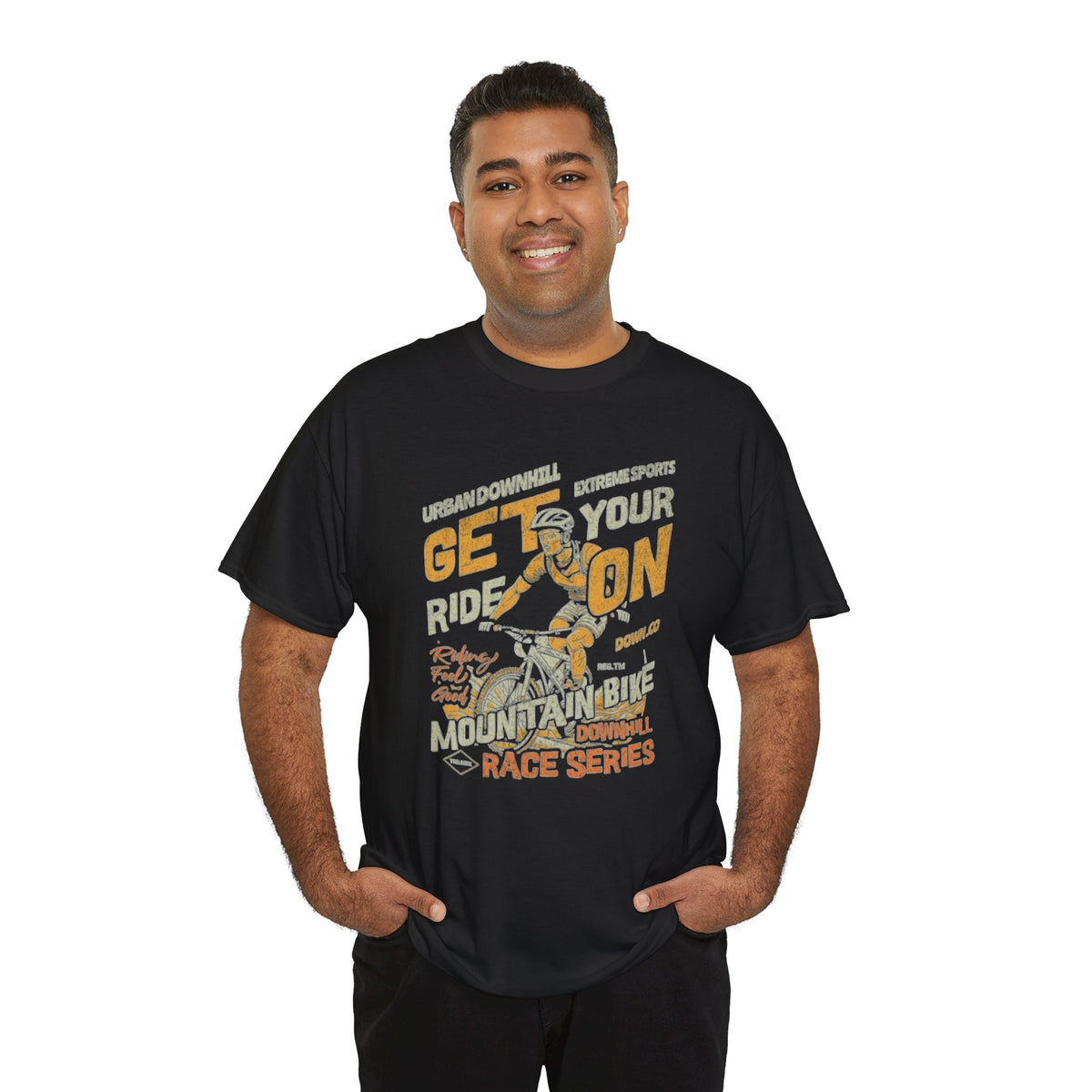 Get Your Ride On Mountain Bike Tee — Vintage MTB Race Series T‑Shirt